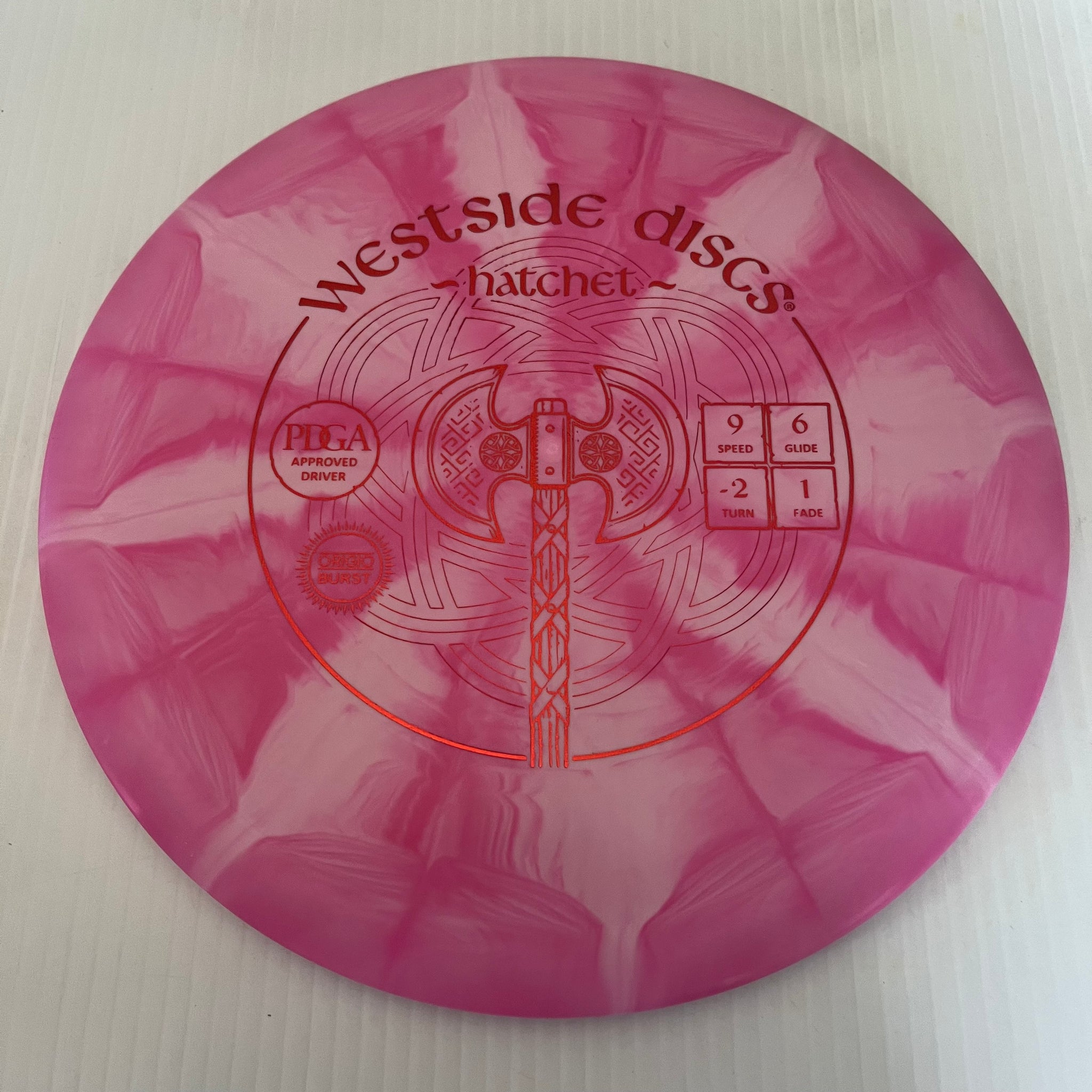 Westside Discs Origio Burst Hatchet 9/6/-2/1