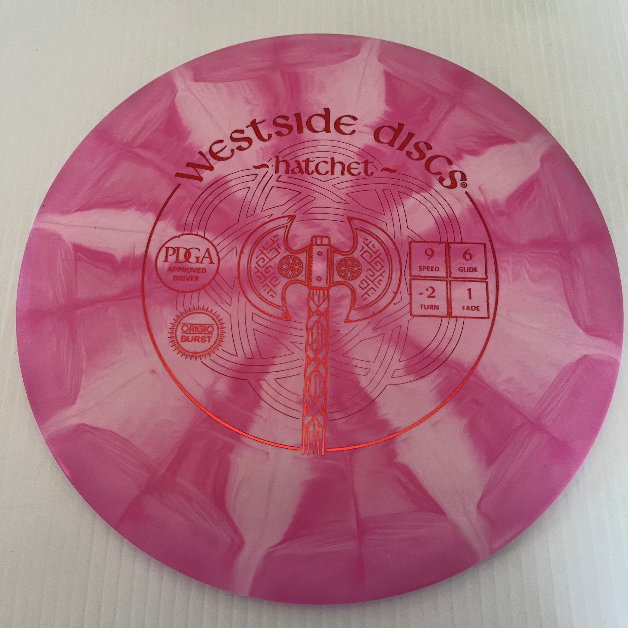 Westside Discs Origio Burst Hatchet 9/6/-2/1