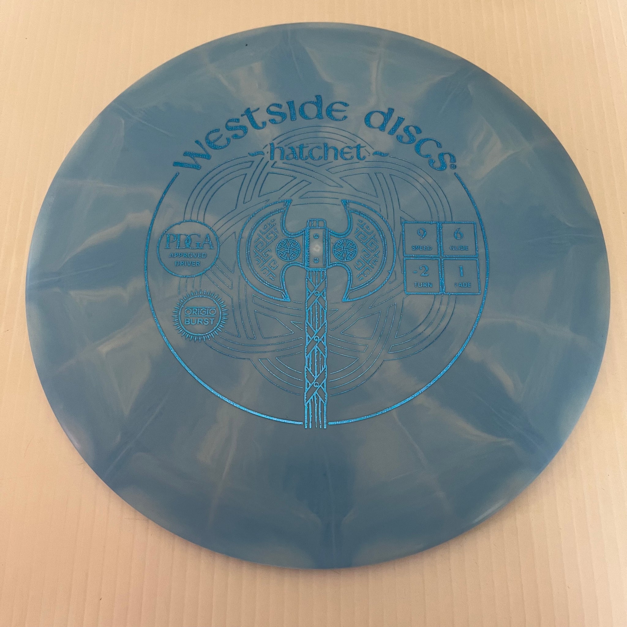 Westside Discs Origio Burst Hatchet 9/6/-2/1