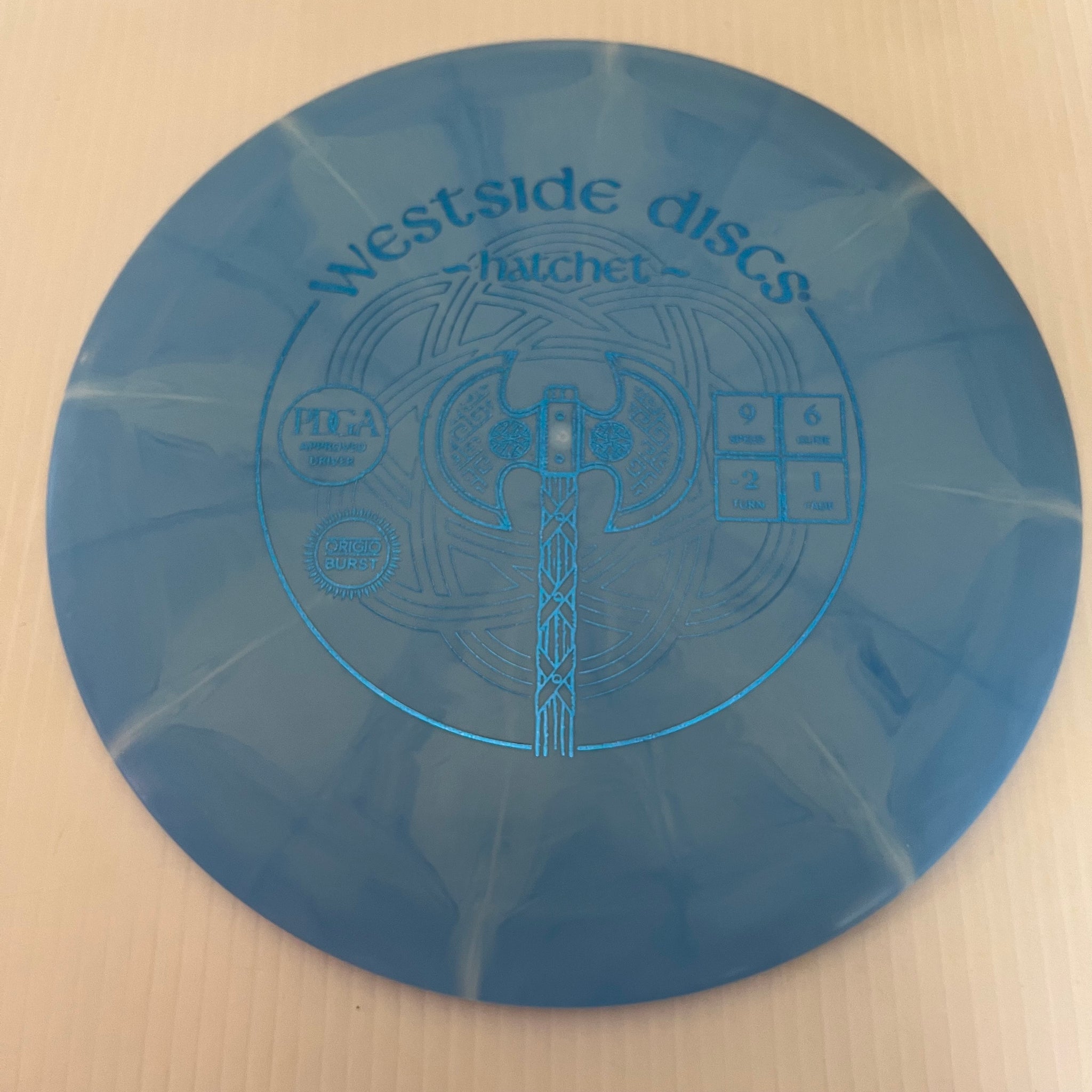 Westside Discs Origio Burst Hatchet 9/6/-2/1