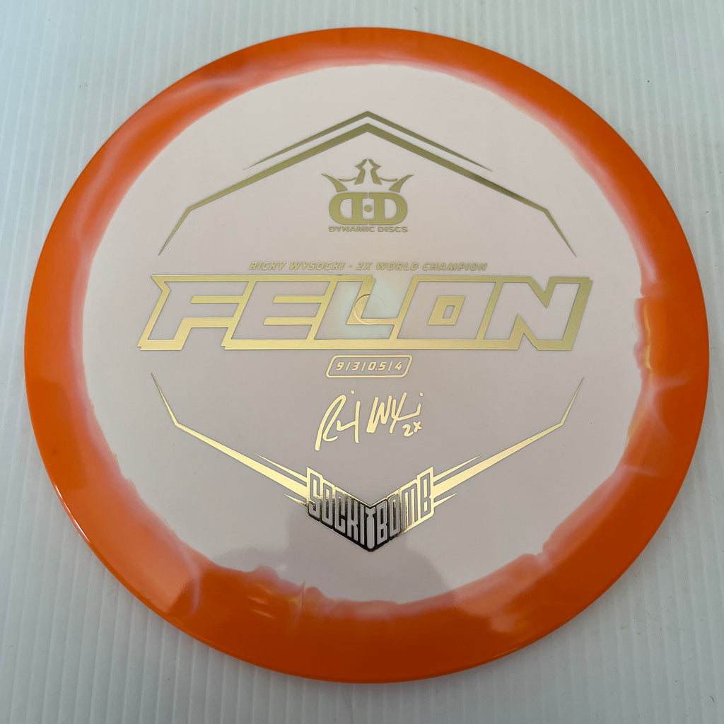 Dynamic Discs 2x Ricky Wysocki Sockibomb Fuzion Orbit Felon 9/3/0.5/4