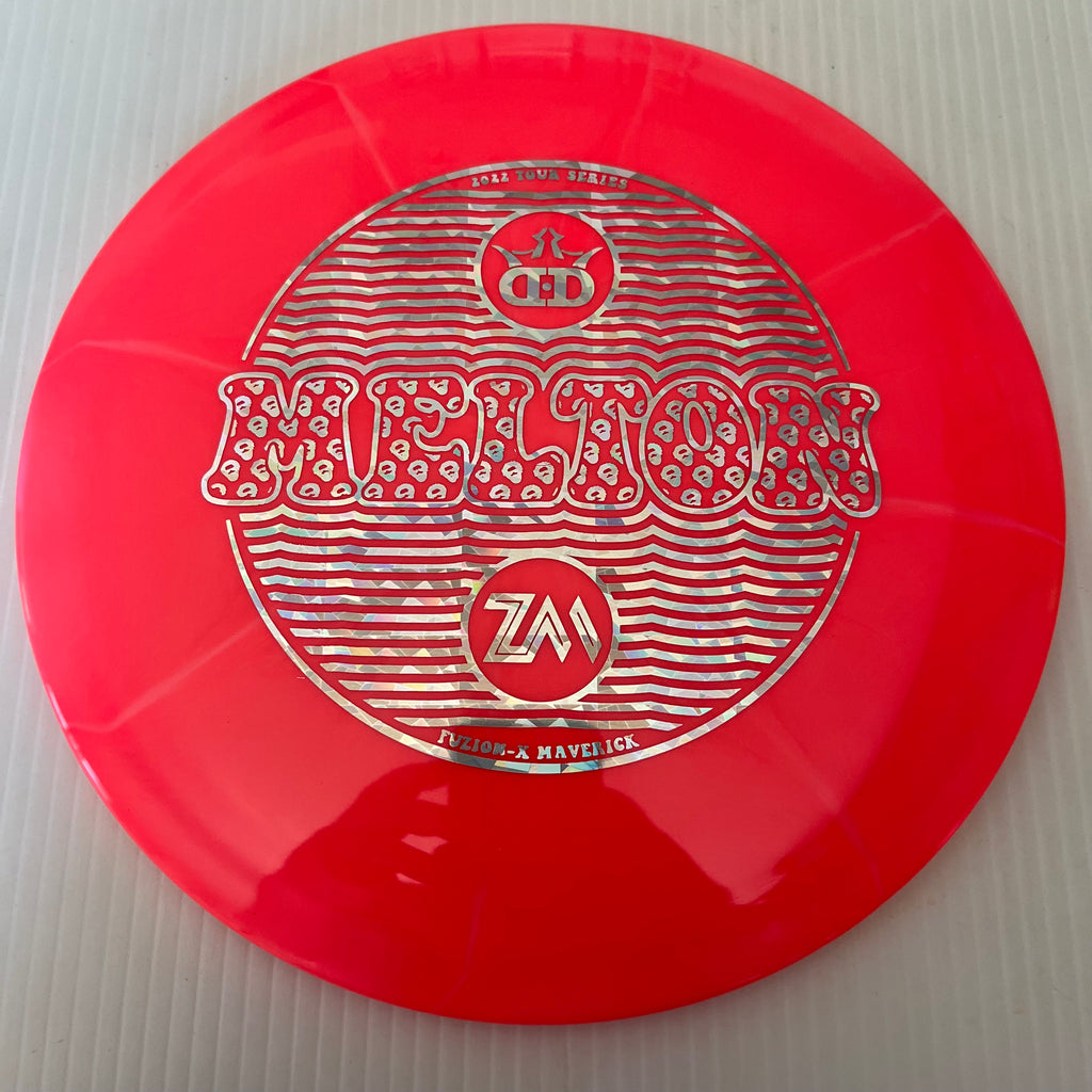 Dynamic Discs 2022 Zach Melton Team Series Fuzion-X Burst Maverick 7/4/-1.5/2