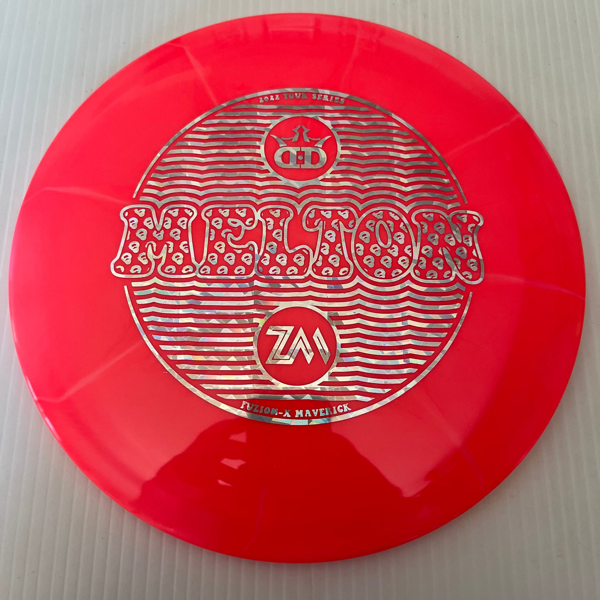 Dynamic Discs 2022 Zach Melton Team Series Fuzion-X Burst Maverick 7/4/-1.5/2