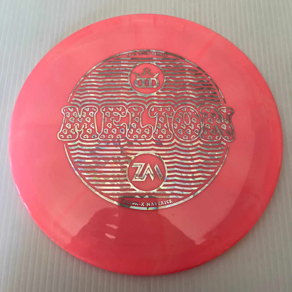 Dynamic Discs 2022 Zach Melton Team Series Fuzion-X Burst Maverick 7/4/-1.5/2
