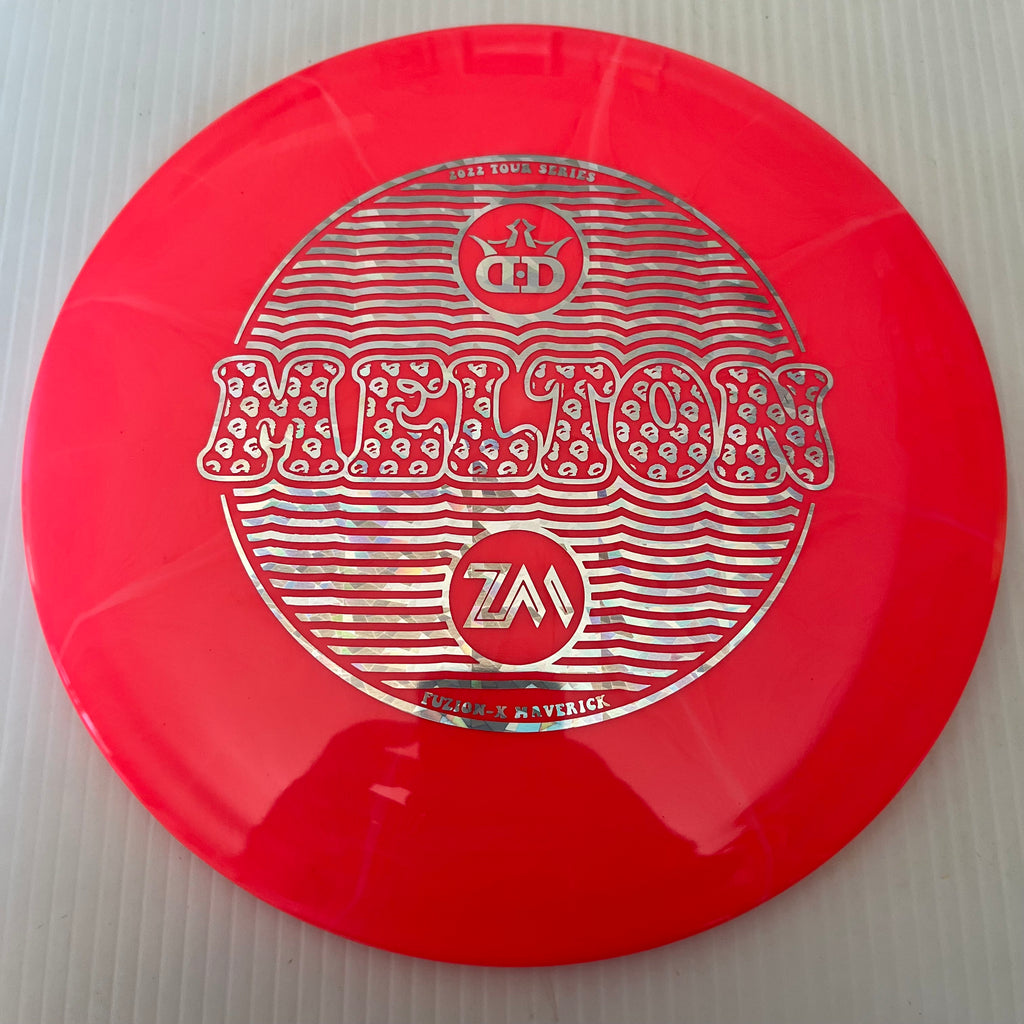 Dynamic Discs 2022 Zach Melton Team Series Fuzion-X Burst Maverick 7/4/-1.5/2