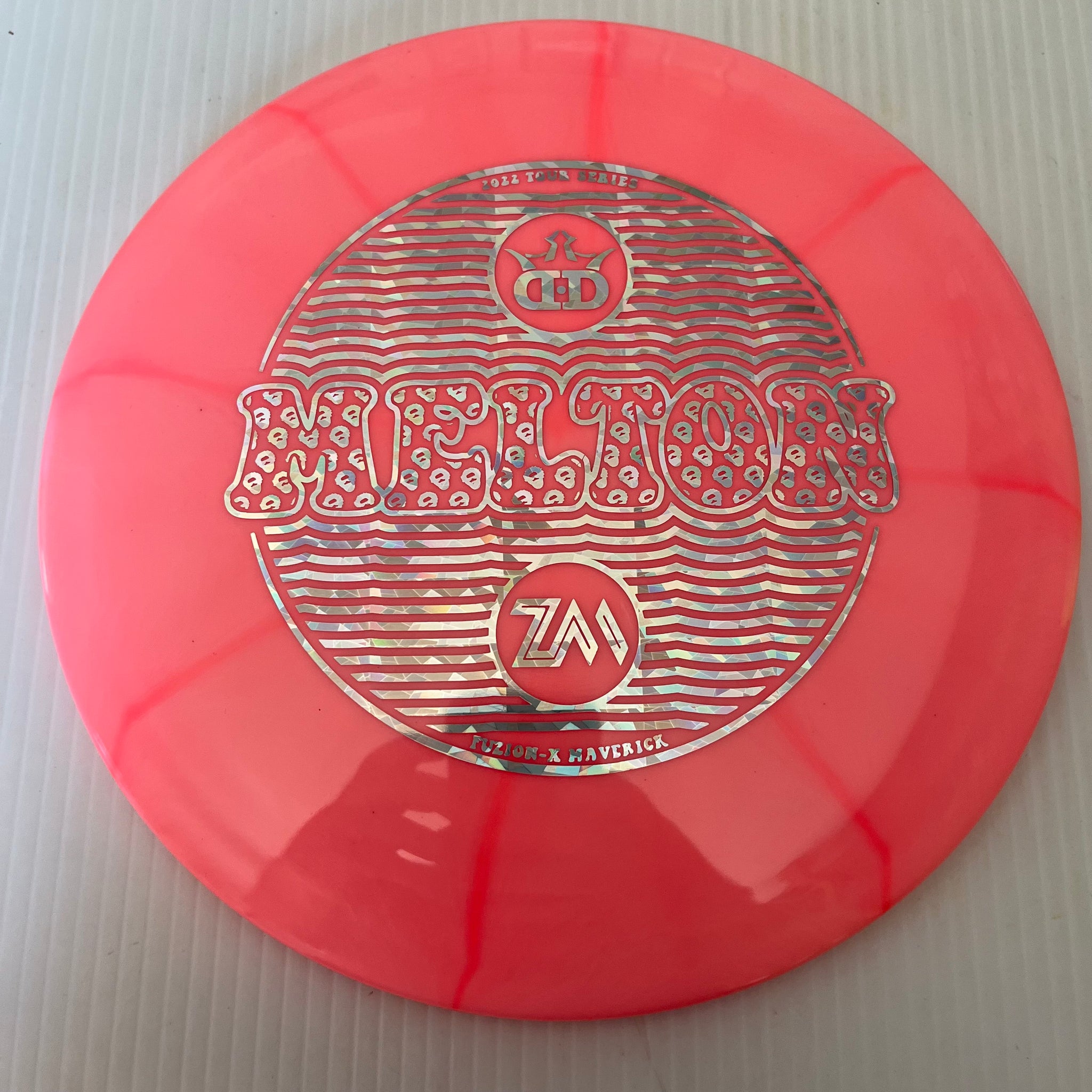 Dynamic Discs 2022 Zach Melton Team Series Fuzion-X Burst Maverick 7/4/-1.5/2