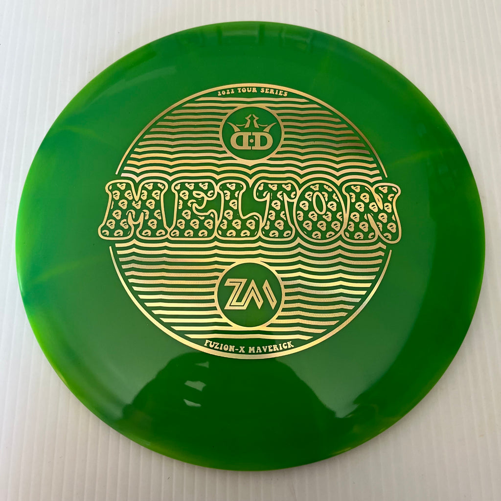 Dynamic Discs 2022 Zach Melton Team Series Fuzion-X Burst Maverick 7/4/-1.5/2