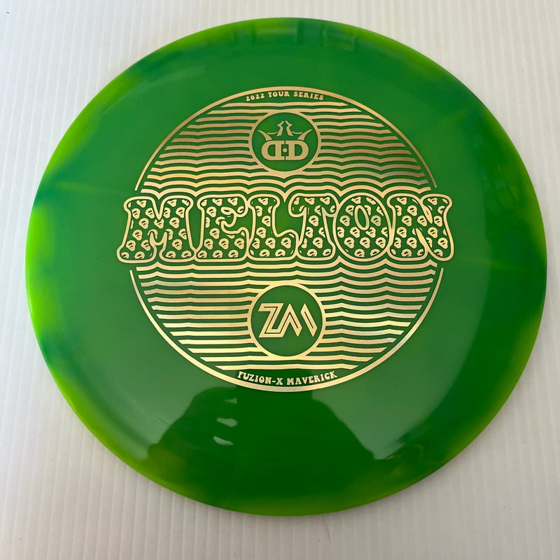 Dynamic Discs 2022 Zach Melton Team Series Fuzion-X Burst Maverick 7/4/-1.5/2