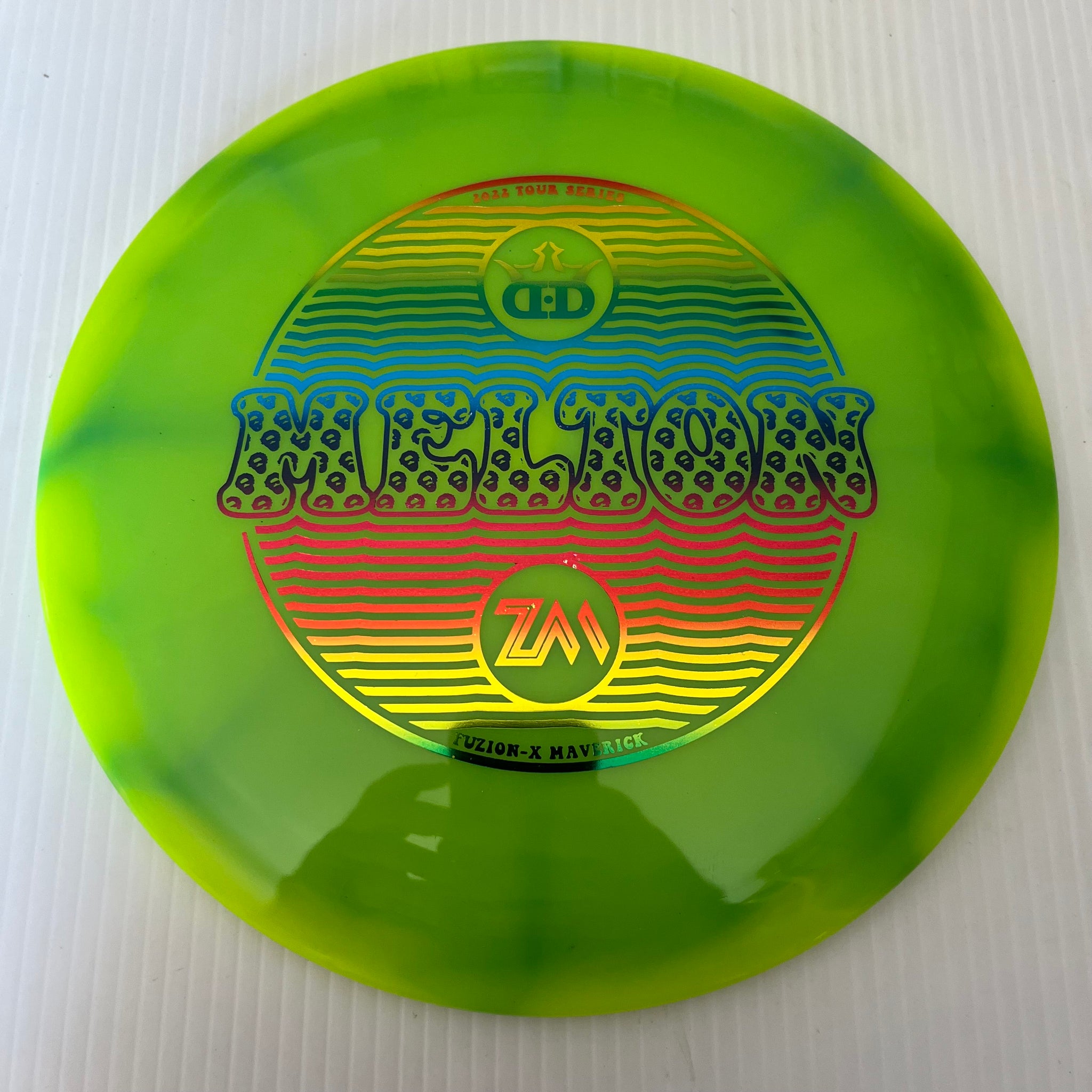 Dynamic Discs 2022 Zach Melton Team Series Fuzion-X Burst Maverick 7/4/-1.5/2