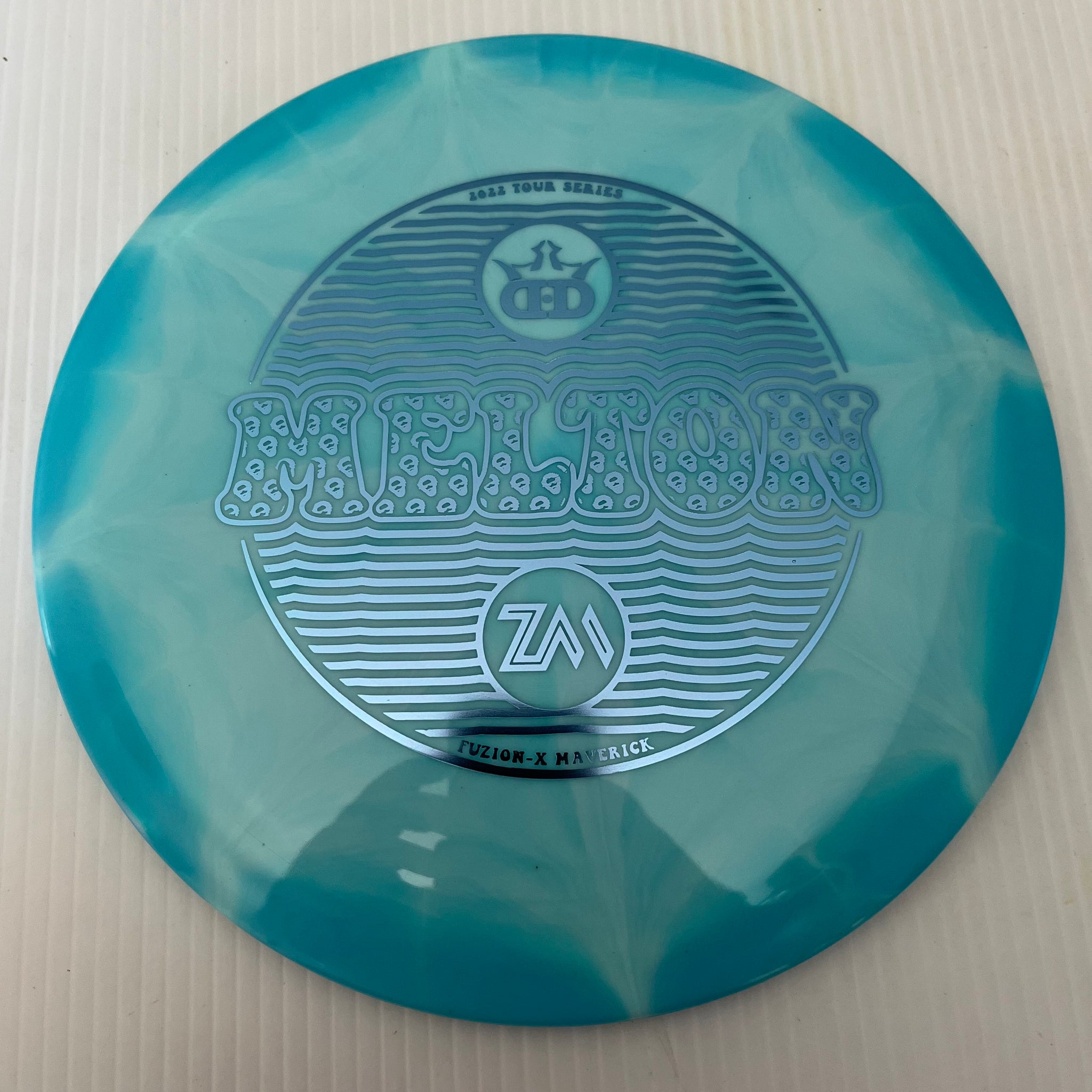 Dynamic Discs 2022 Zach Melton Team Series Fuzion-X Burst Maverick 7/4/-1.5/2