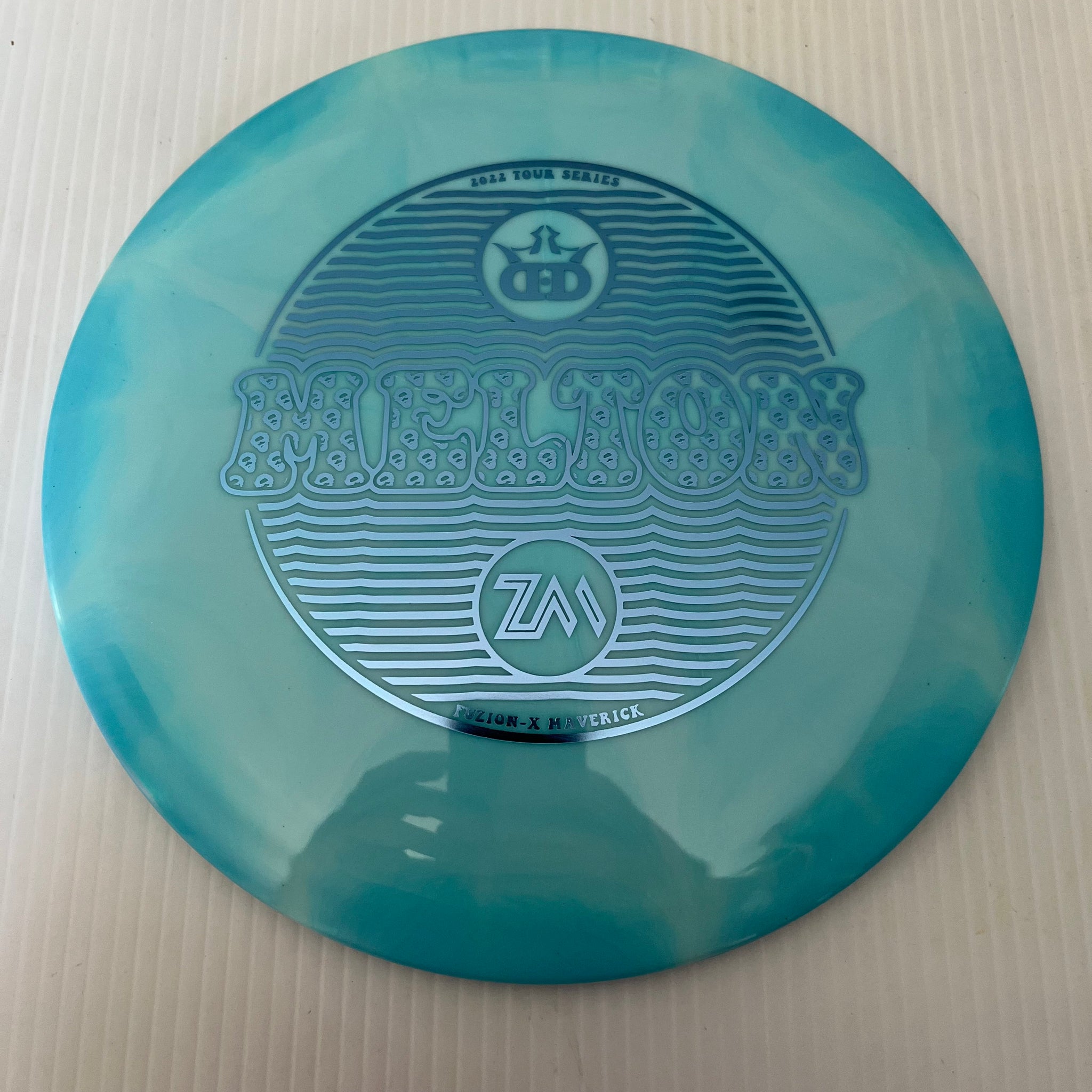 Dynamic Discs 2022 Zach Melton Team Series Fuzion-X Burst Maverick 7/4/-1.5/2