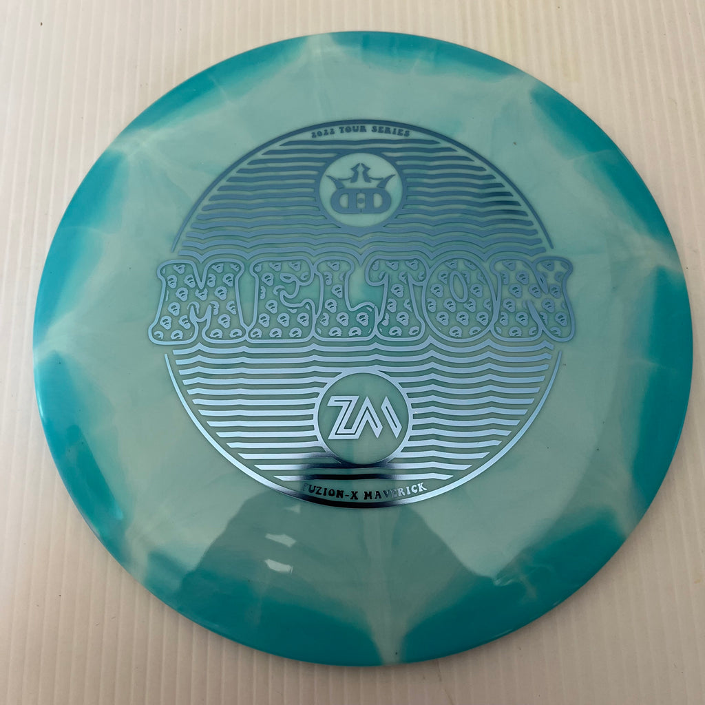 Dynamic Discs 2022 Zach Melton Team Series Fuzion-X Burst Maverick 7/4/-1.5/2