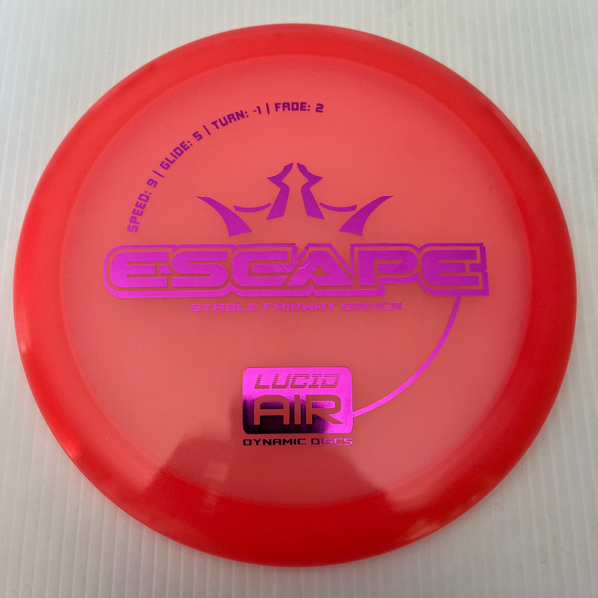 Dynamic Discs Lucid Air Escape 9/5/-1/2