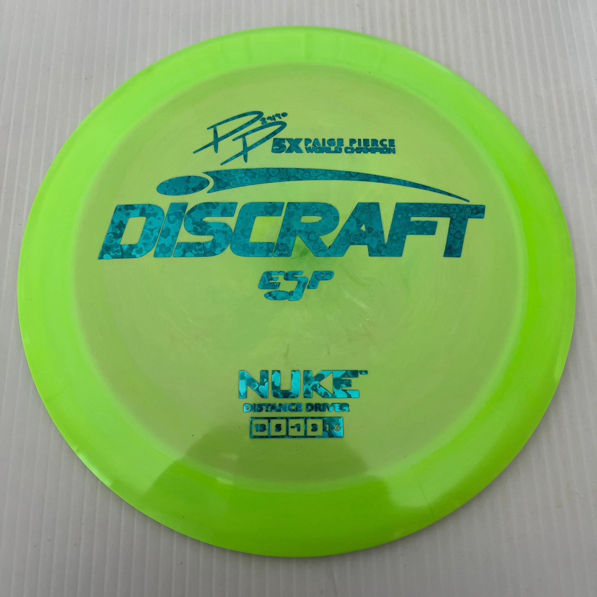 Discraft 5x Paige Pierce ESP Nuke 13/5/-1/3 (173-174g)