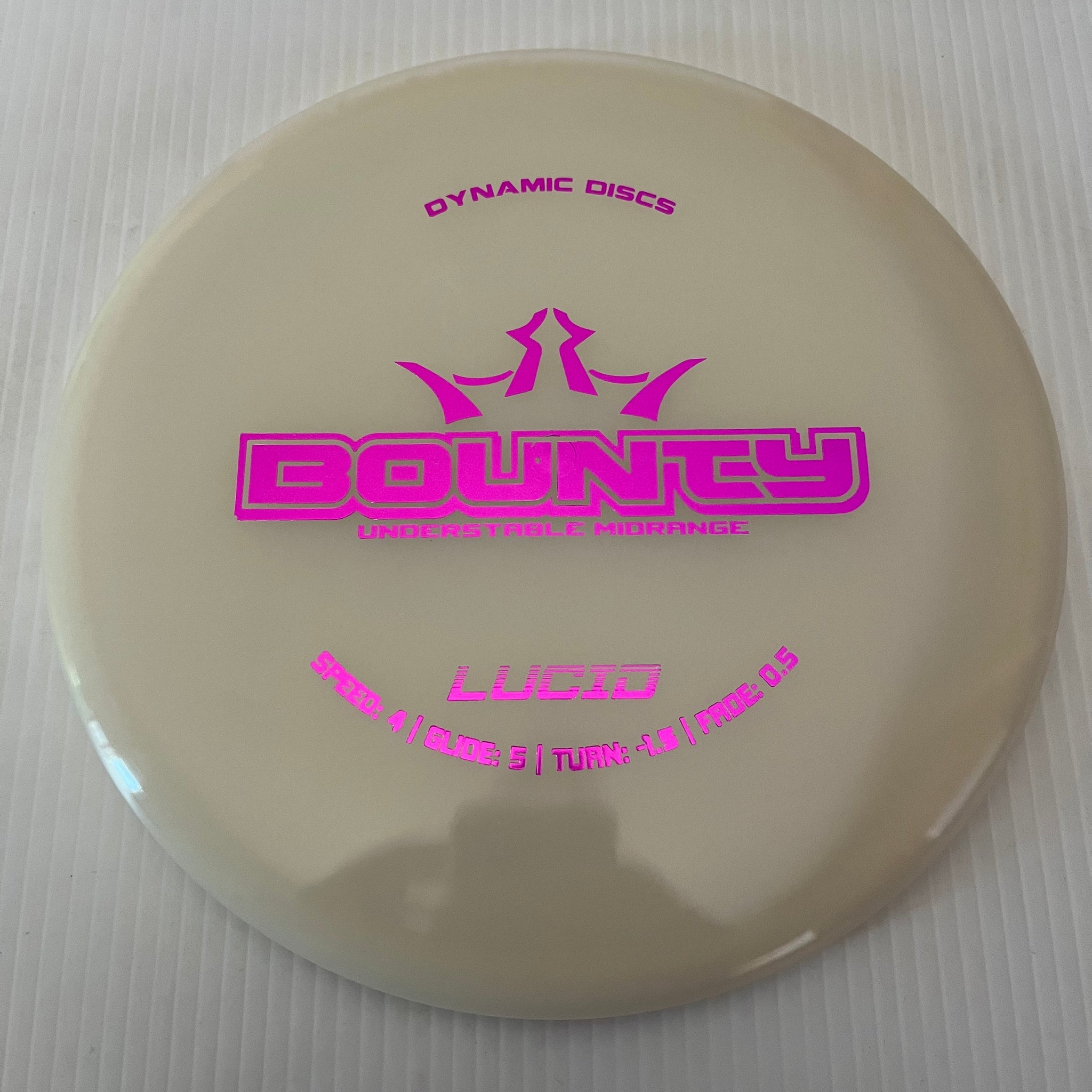 Dynamic Discs Lucid Bounty 4/5/-1.5/0.5