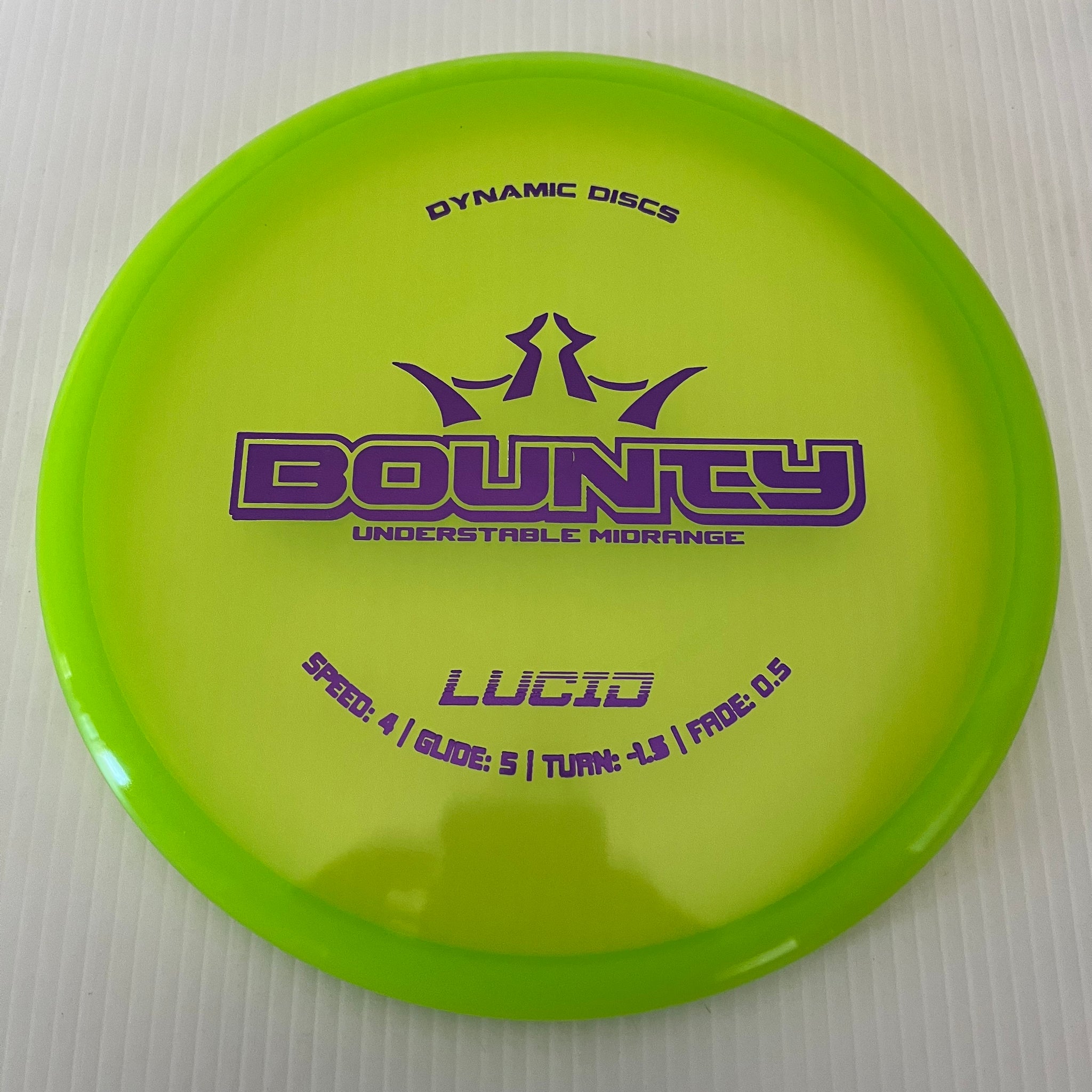 Dynamic Discs Lucid Bounty 4/5/-1.5/0.5
