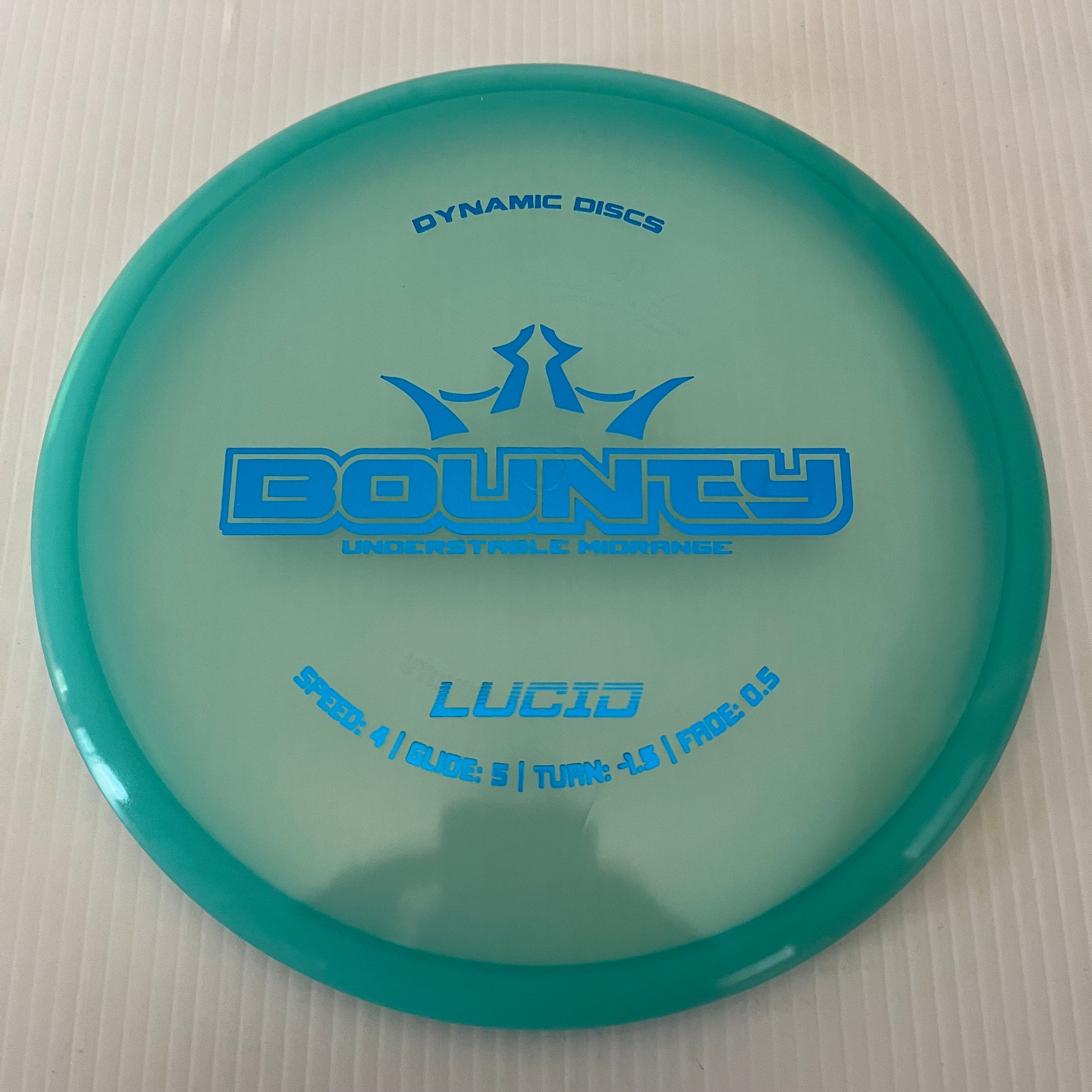 Dynamic Discs Lucid Bounty 4/5/-1.5/0.5