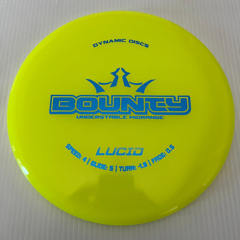 Dynamic Discs Lucid Bounty 4/5/-1.5/0.5