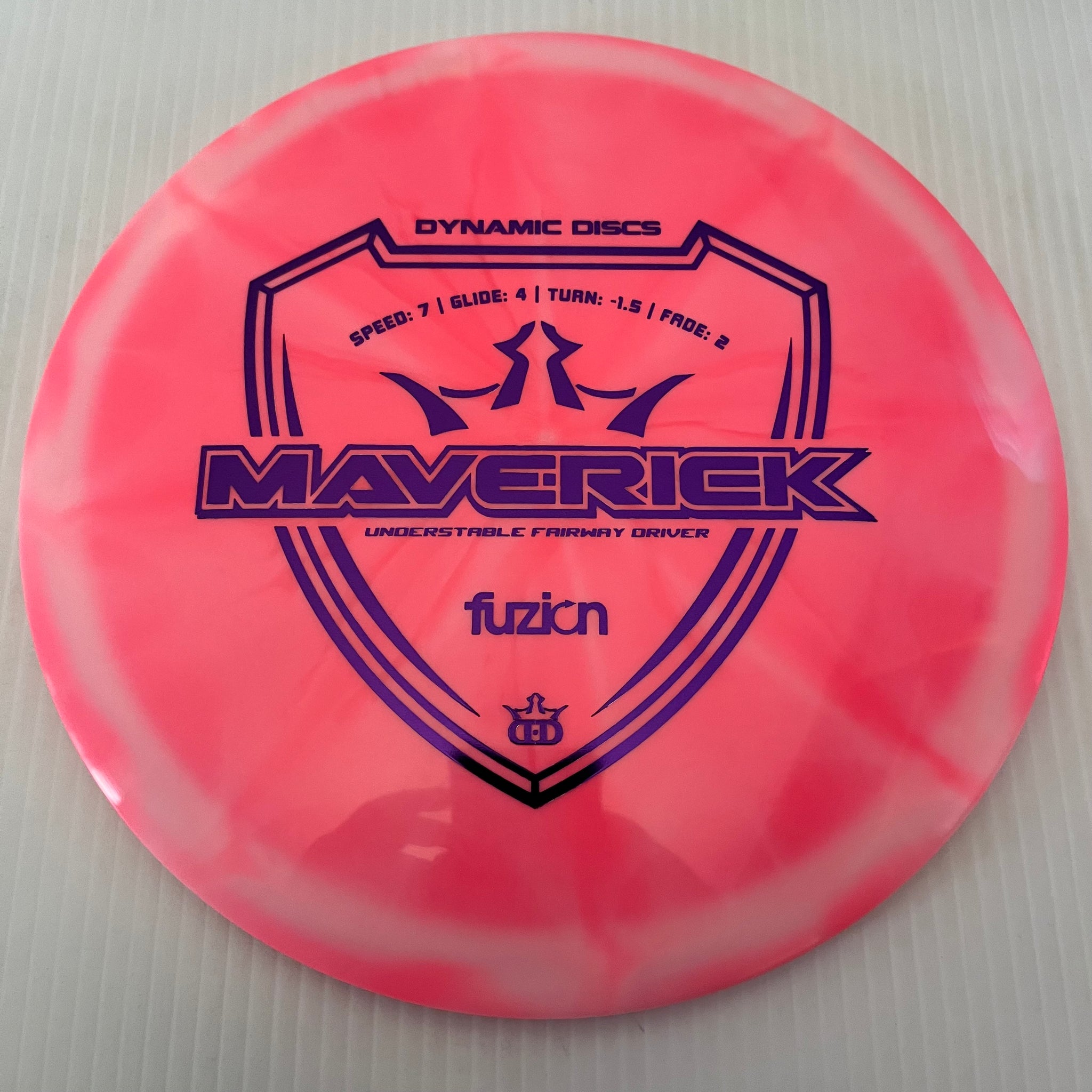 Dynamic Discs Fuzion Burst Maverick 7/4/-1.5/2