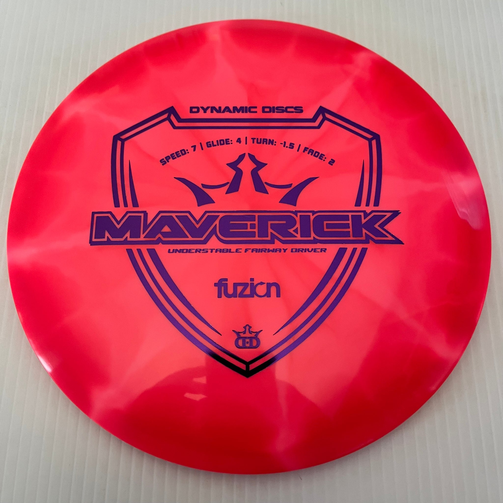 Dynamic Discs Fuzion Burst Maverick 7/4/-1.5/2