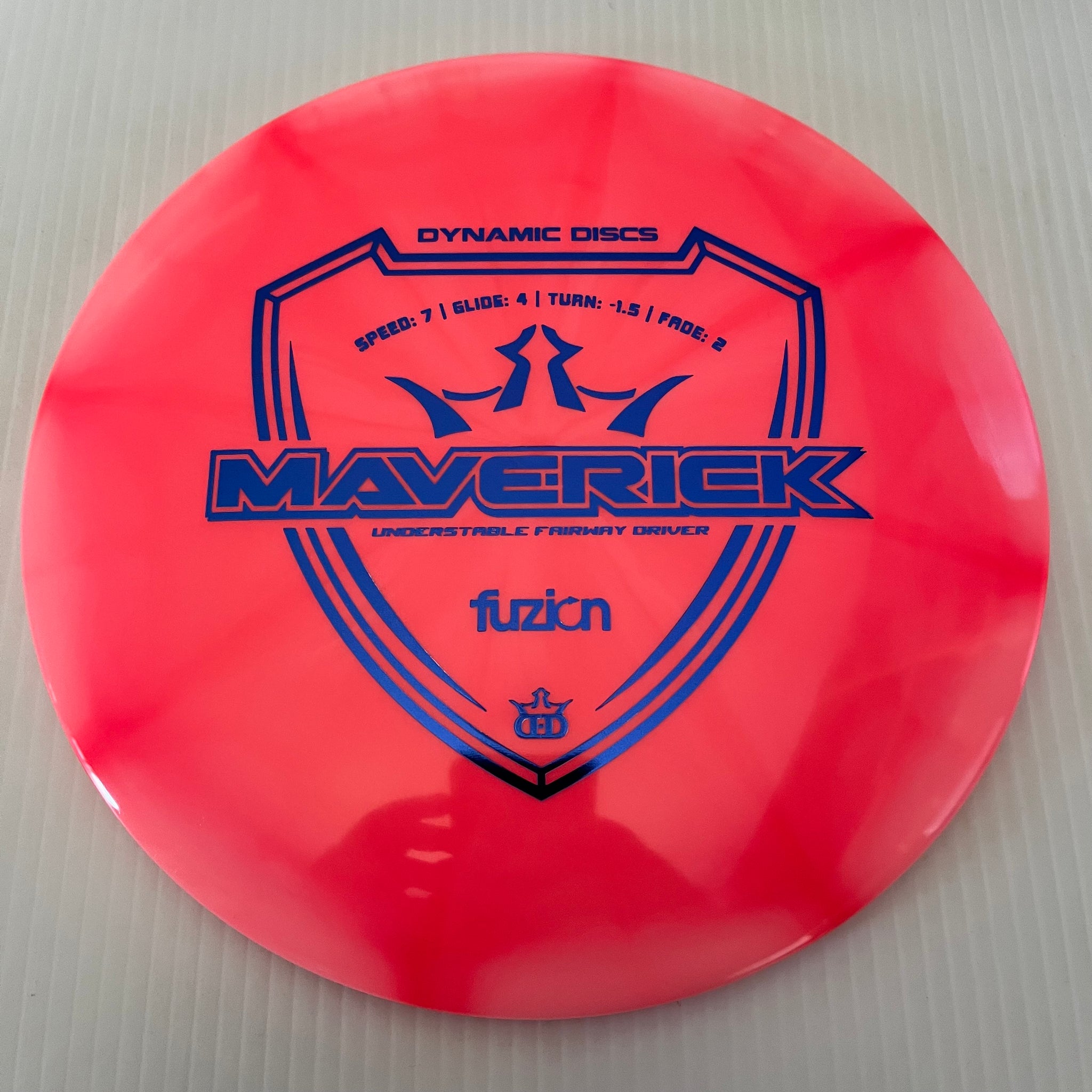 Dynamic Discs Fuzion Burst Maverick 7/4/-1.5/2