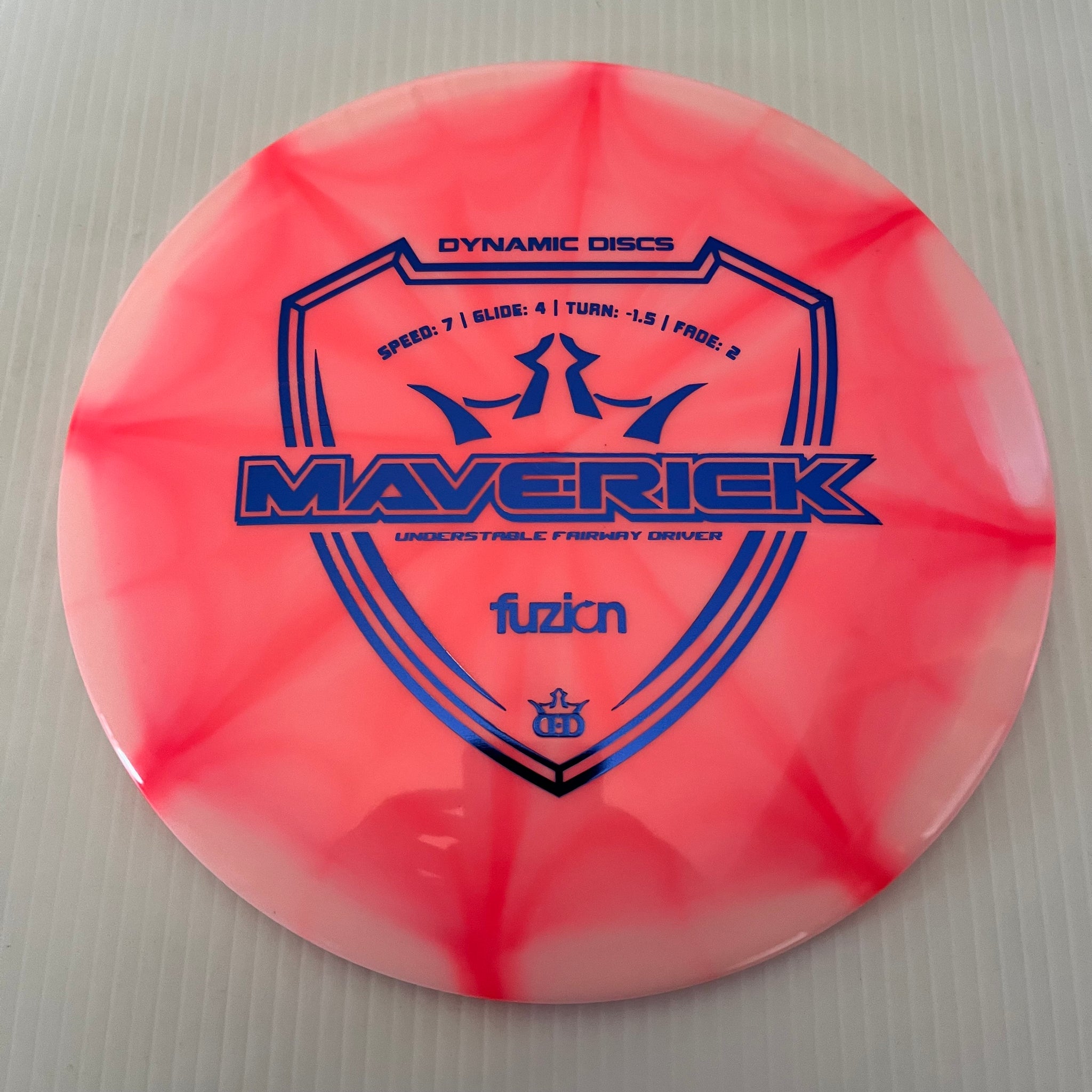 Dynamic Discs Fuzion Burst Maverick 7/4/-1.5/2