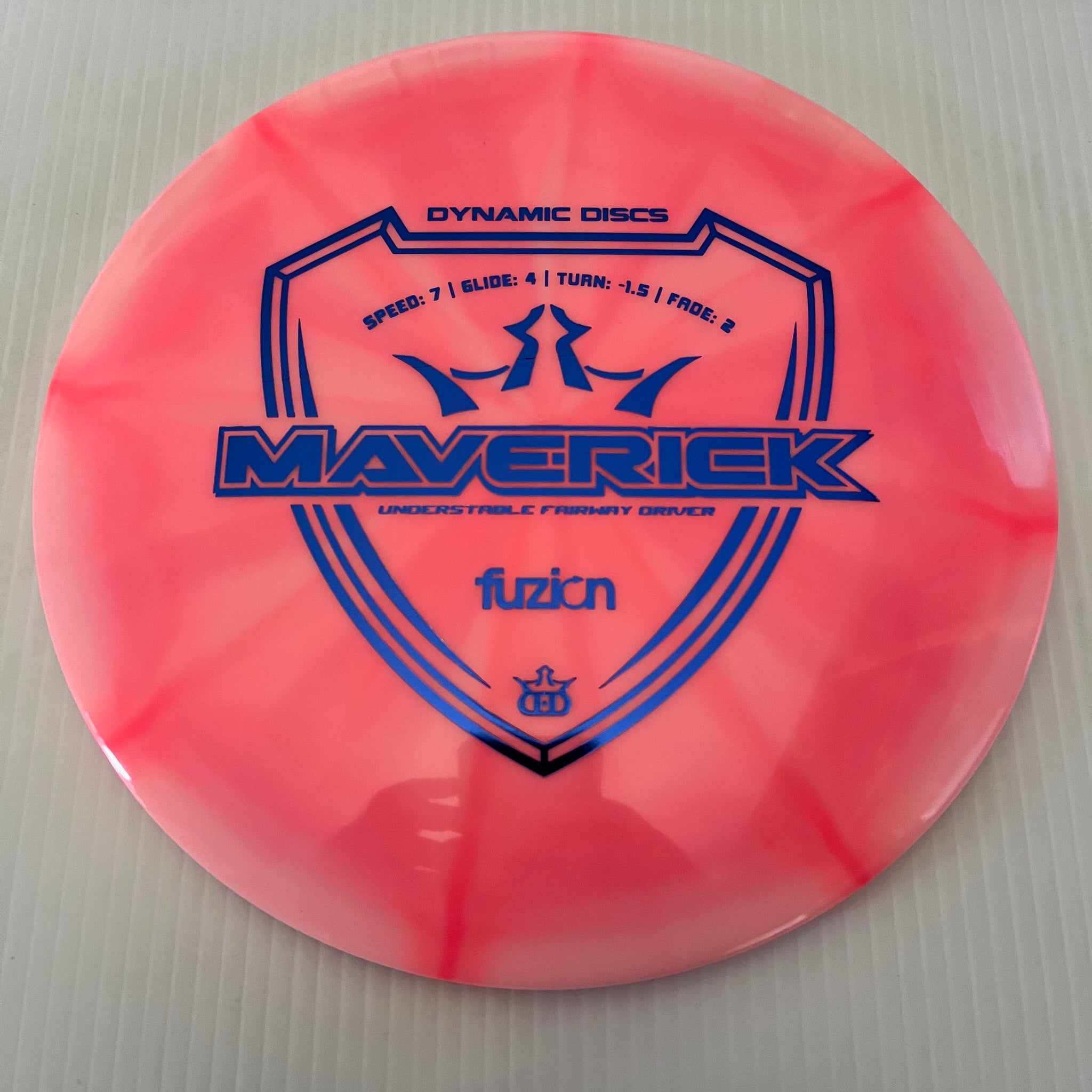 Dynamic Discs Fuzion Burst Maverick 7/4/-1.5/2