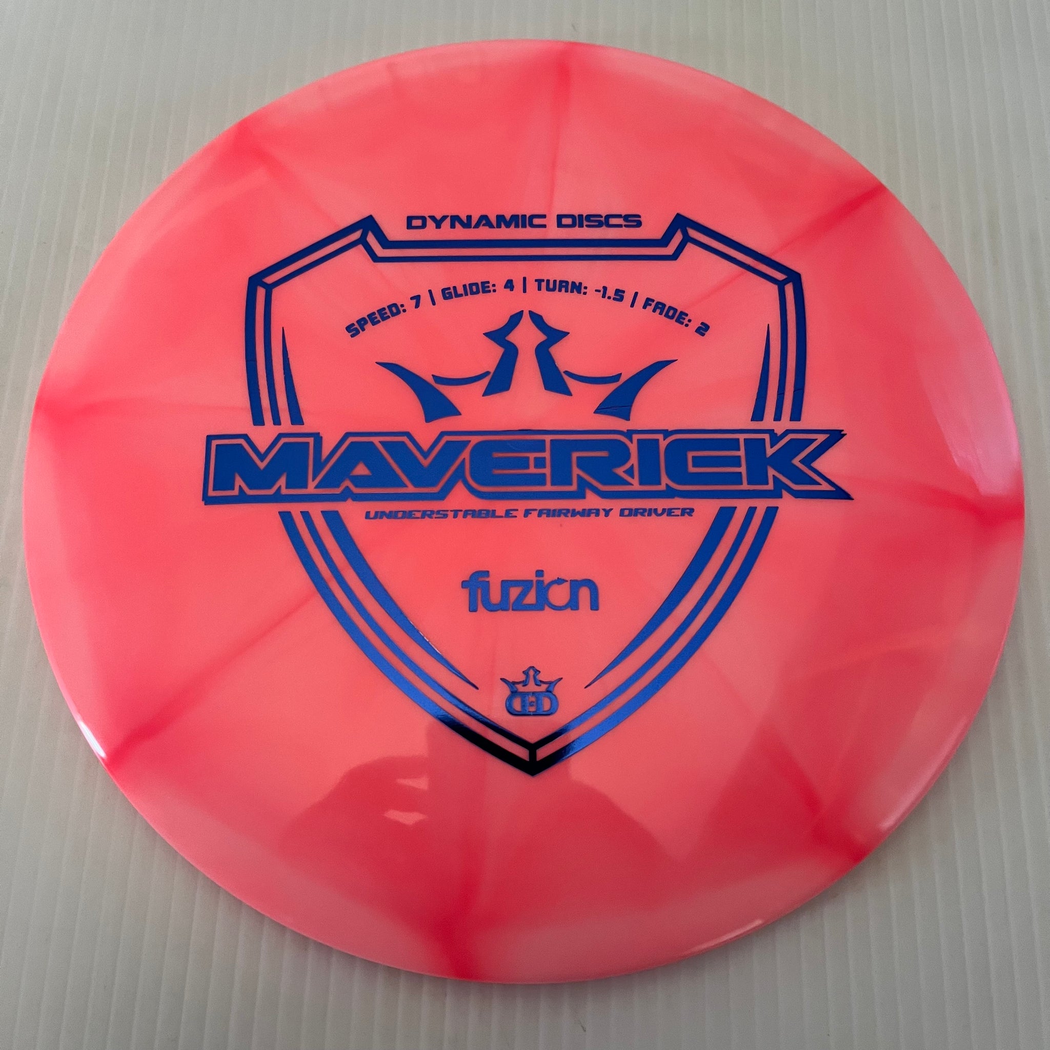 Dynamic Discs Fuzion Burst Maverick 7/4/-1.5/2