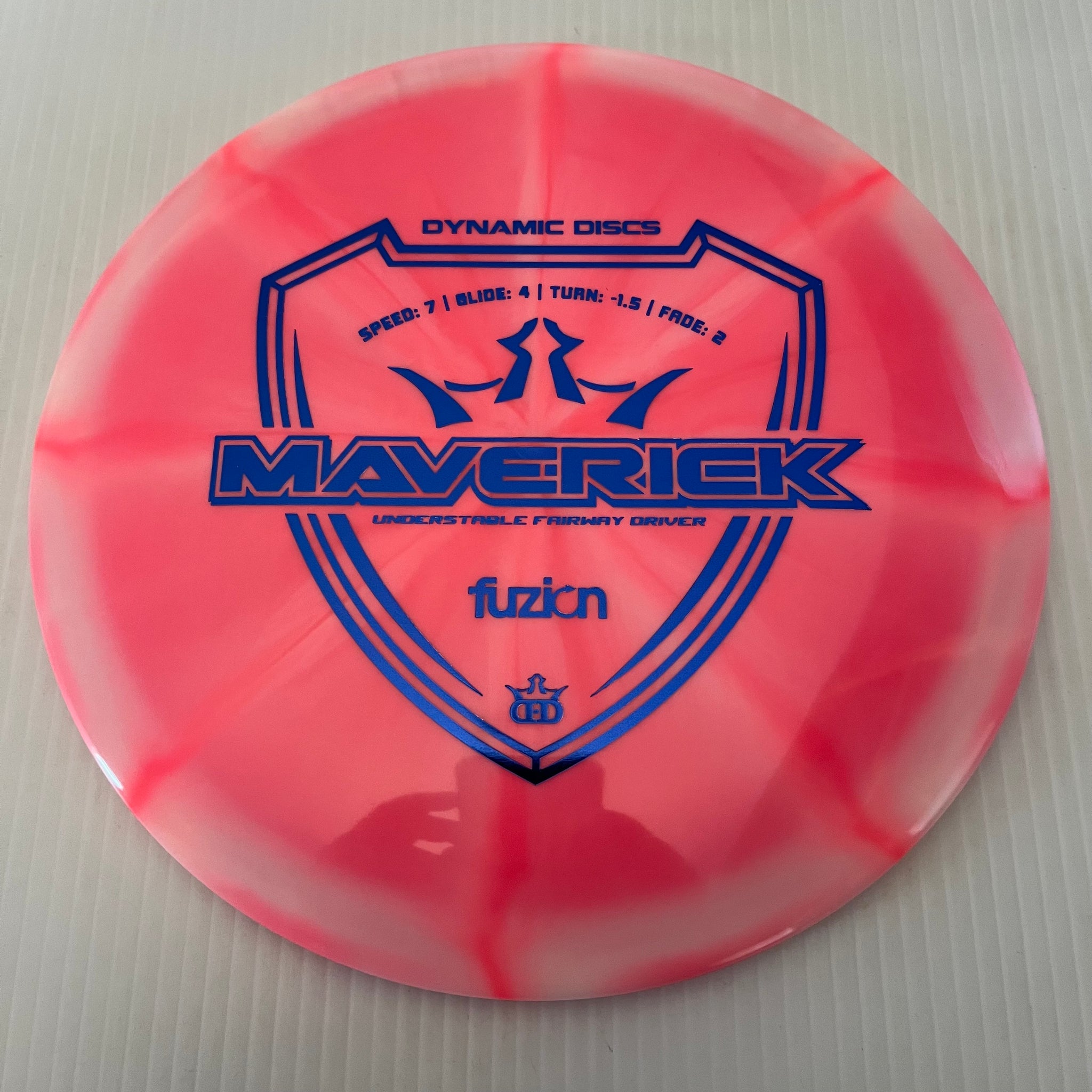 Dynamic Discs Fuzion Burst Maverick 7/4/-1.5/2