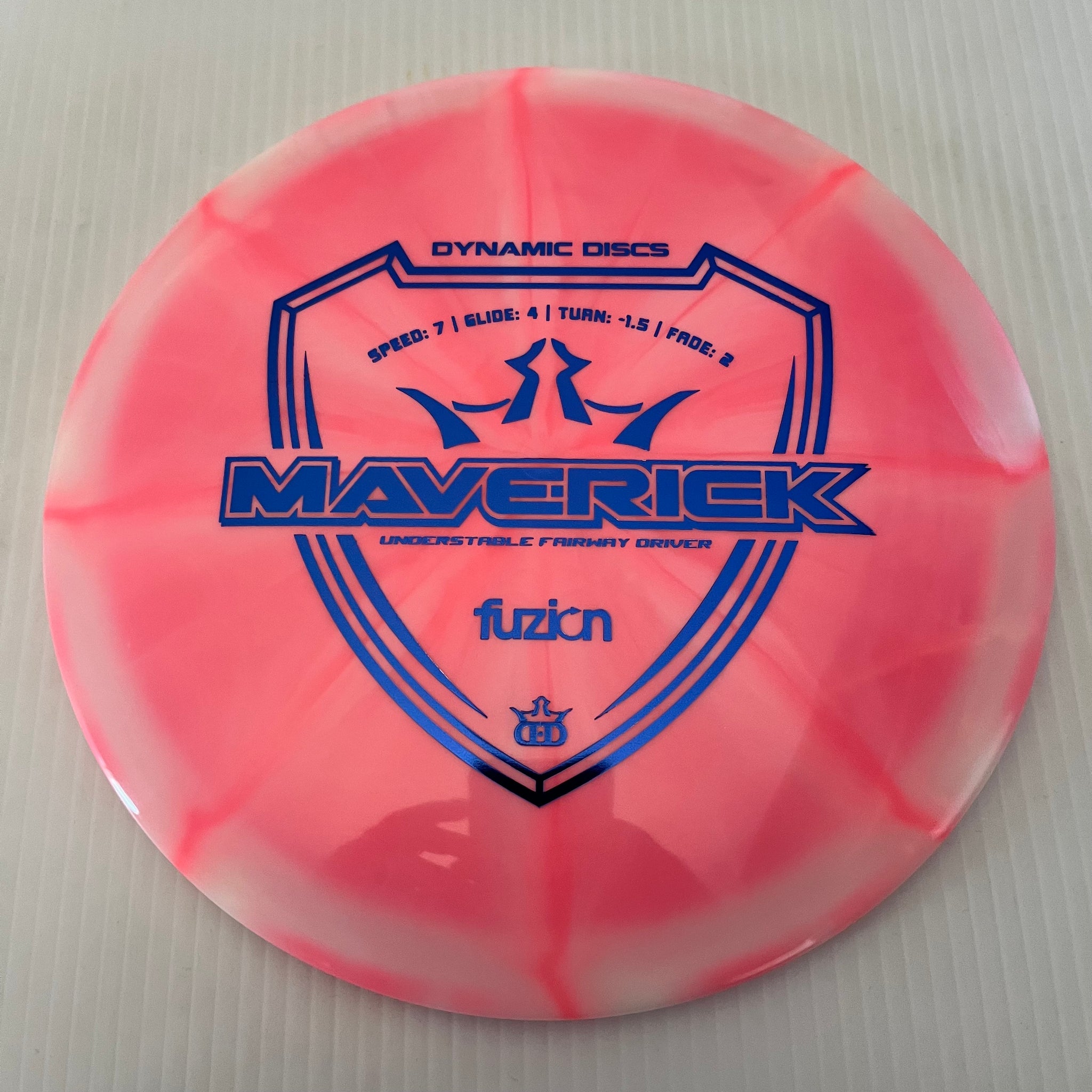 Dynamic Discs Fuzion Burst Maverick 7/4/-1.5/2