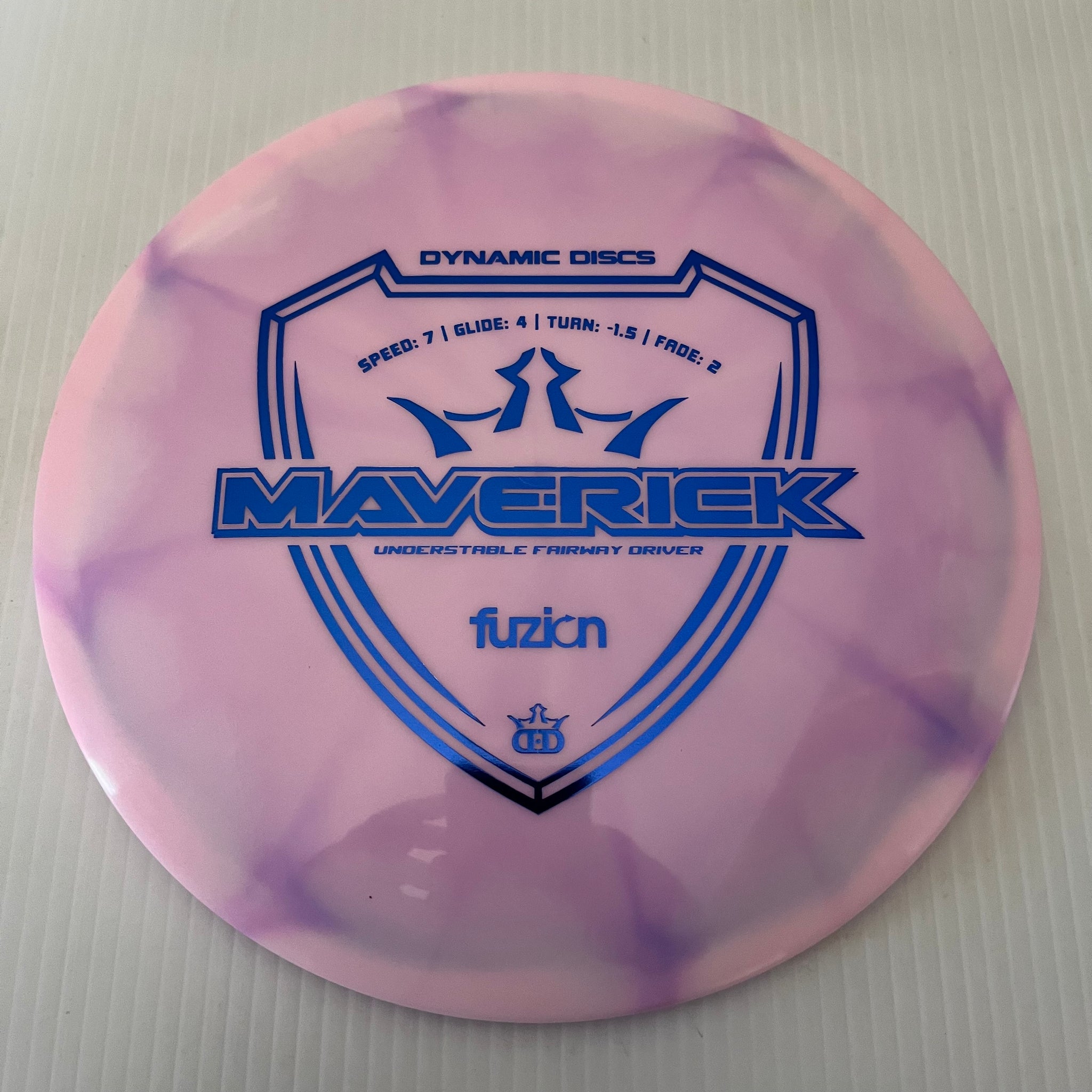 Dynamic Discs Fuzion Burst Maverick 7/4/-1.5/2