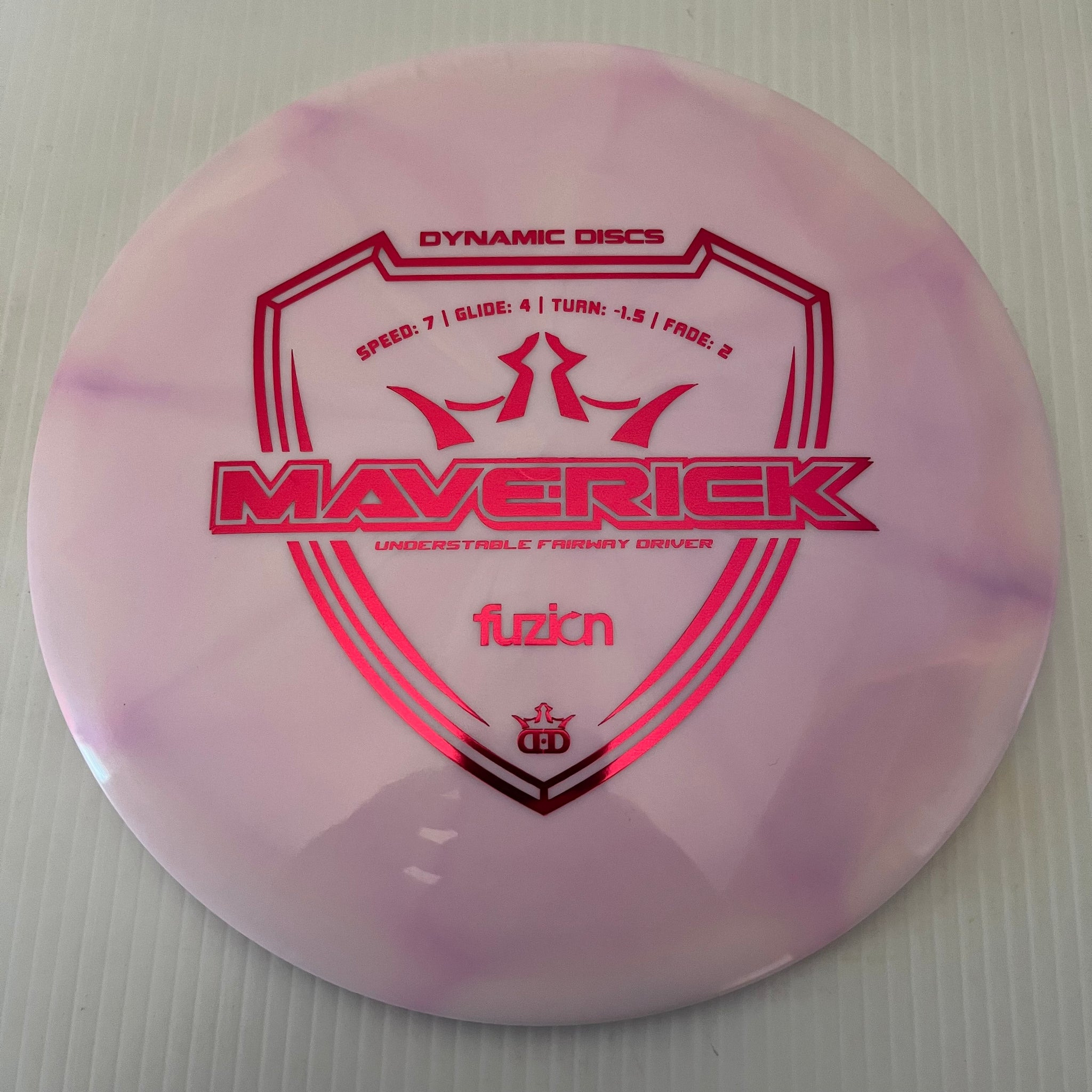 Dynamic Discs Fuzion Burst Maverick 7/4/-1.5/2