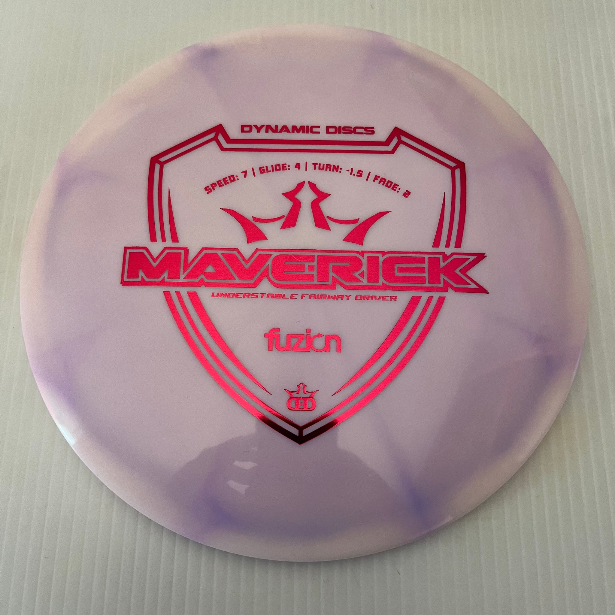 Dynamic Discs Fuzion Burst Maverick 7/4/-1.5/2
