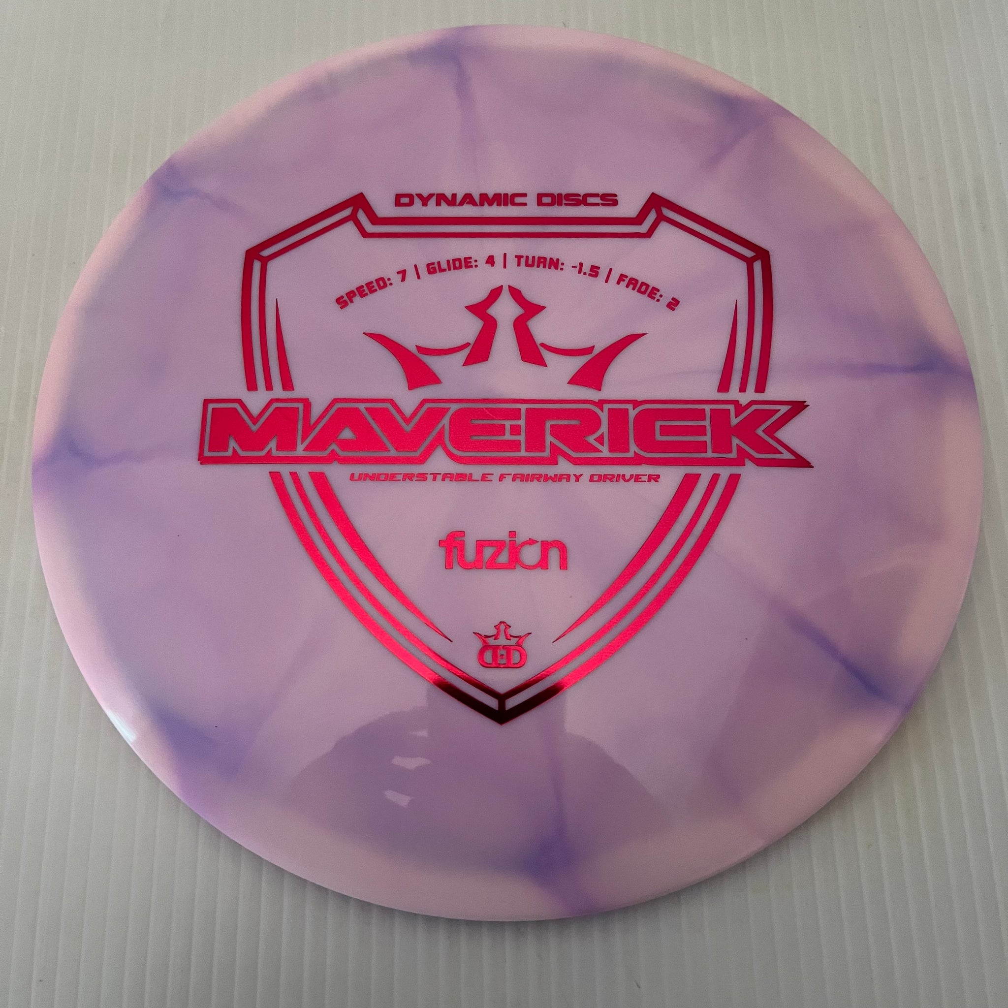 Dynamic Discs Fuzion Burst Maverick 7/4/-1.5/2