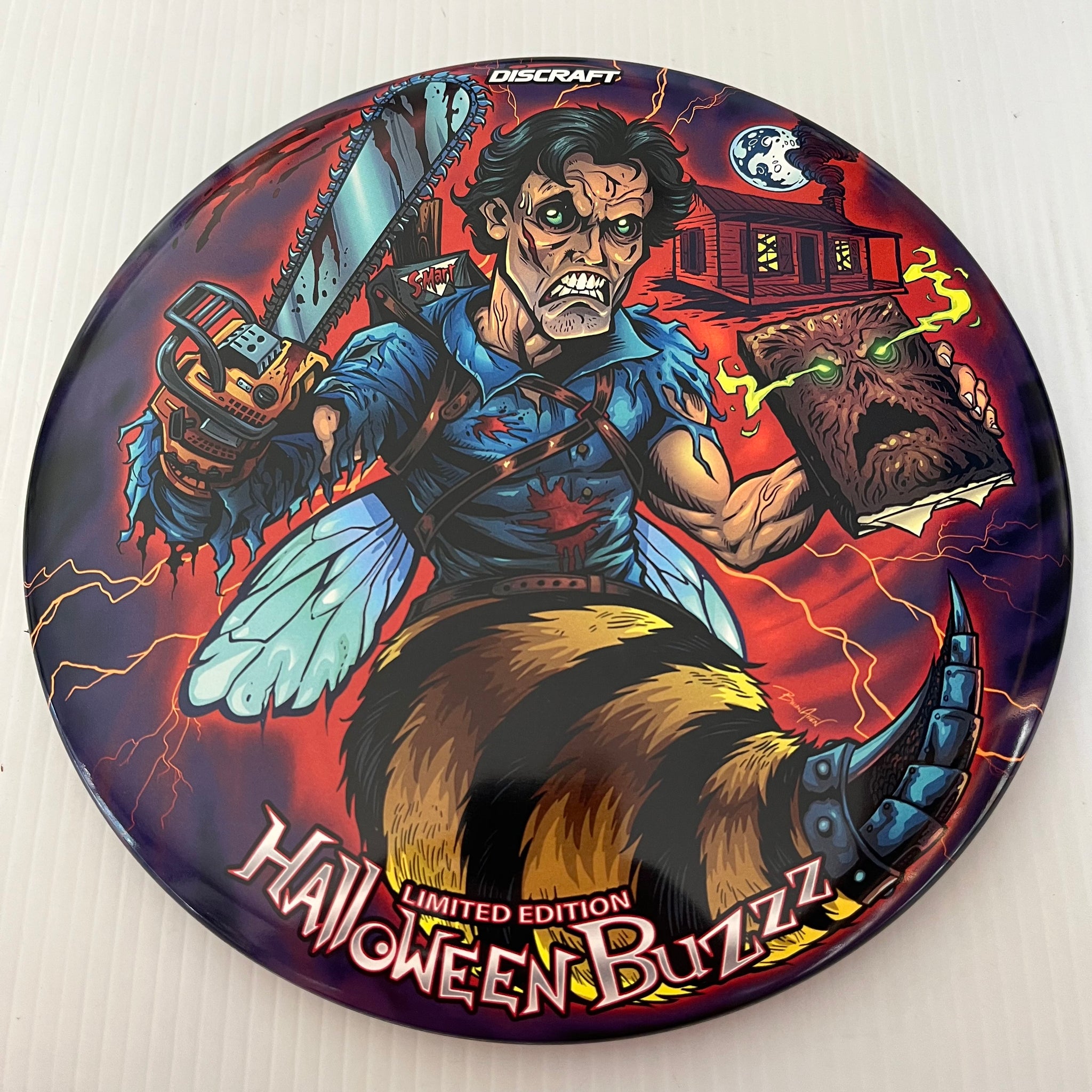 Discraft 2023 Halloween Evil Dead Themed SuperColor ESP Buzzz 5/4/-1/1