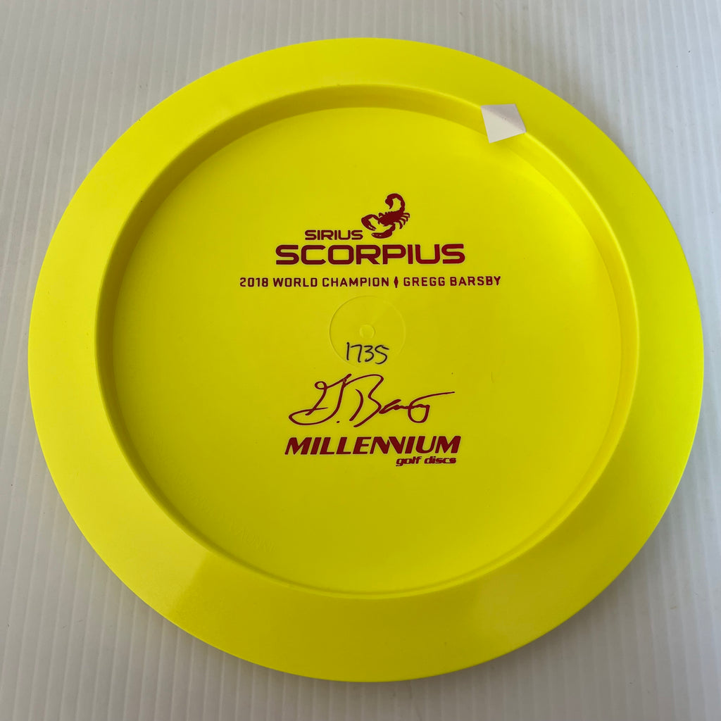 Millennium Discs 1x Gregg Barsby Bottom Stamp Sirius Scorpius 12/5/-1/3