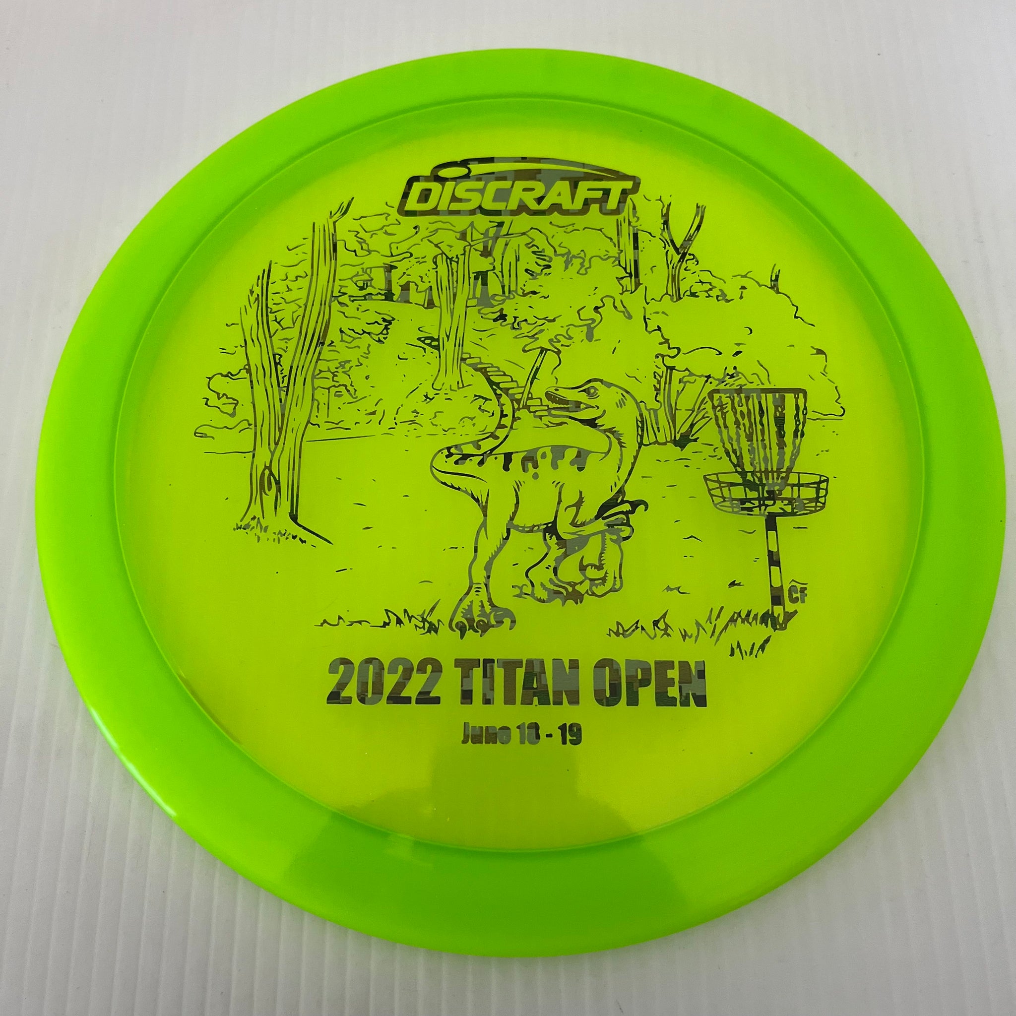 Discraft 2022 Titan Open Z Raptor 9/4/0/3