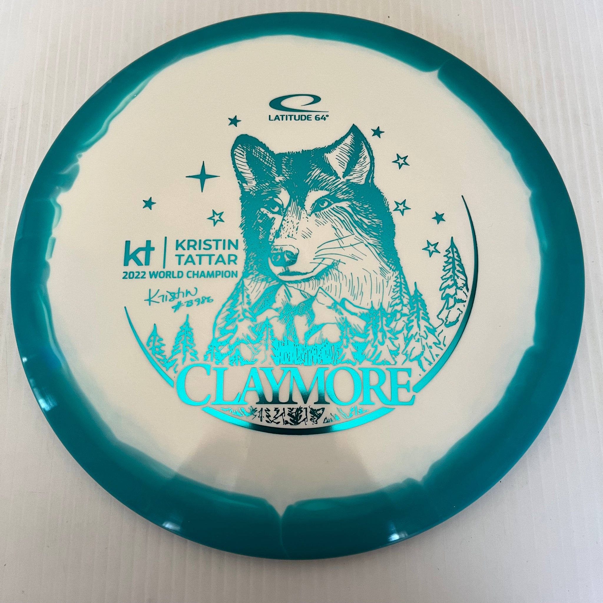 Latitude 64° 2023 Kristin Tattar Team Series Gold Orbit Claymore 5/5/-1/1