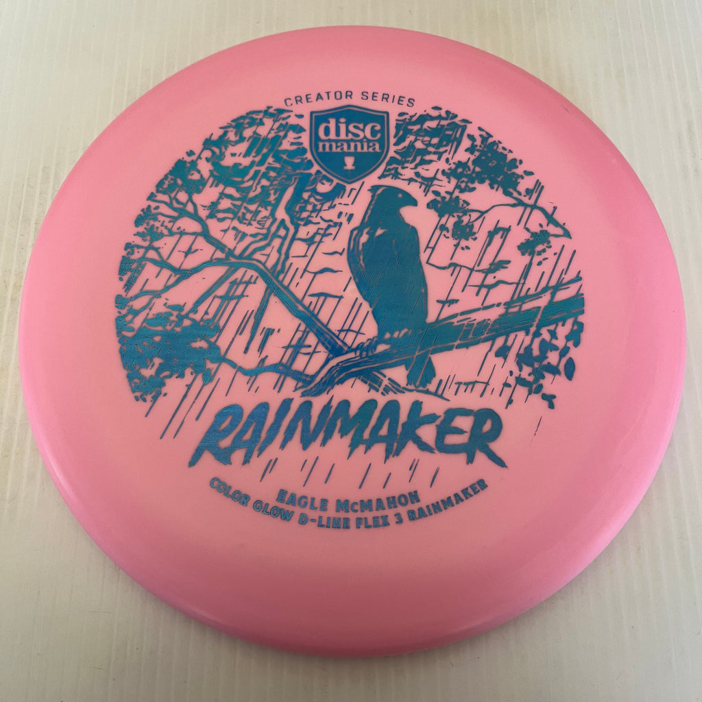 Discmania 2023 Eagle McMahon Creator Series Flex 3 Color Glow D-Line Rainmaker 2/3/0/0.5