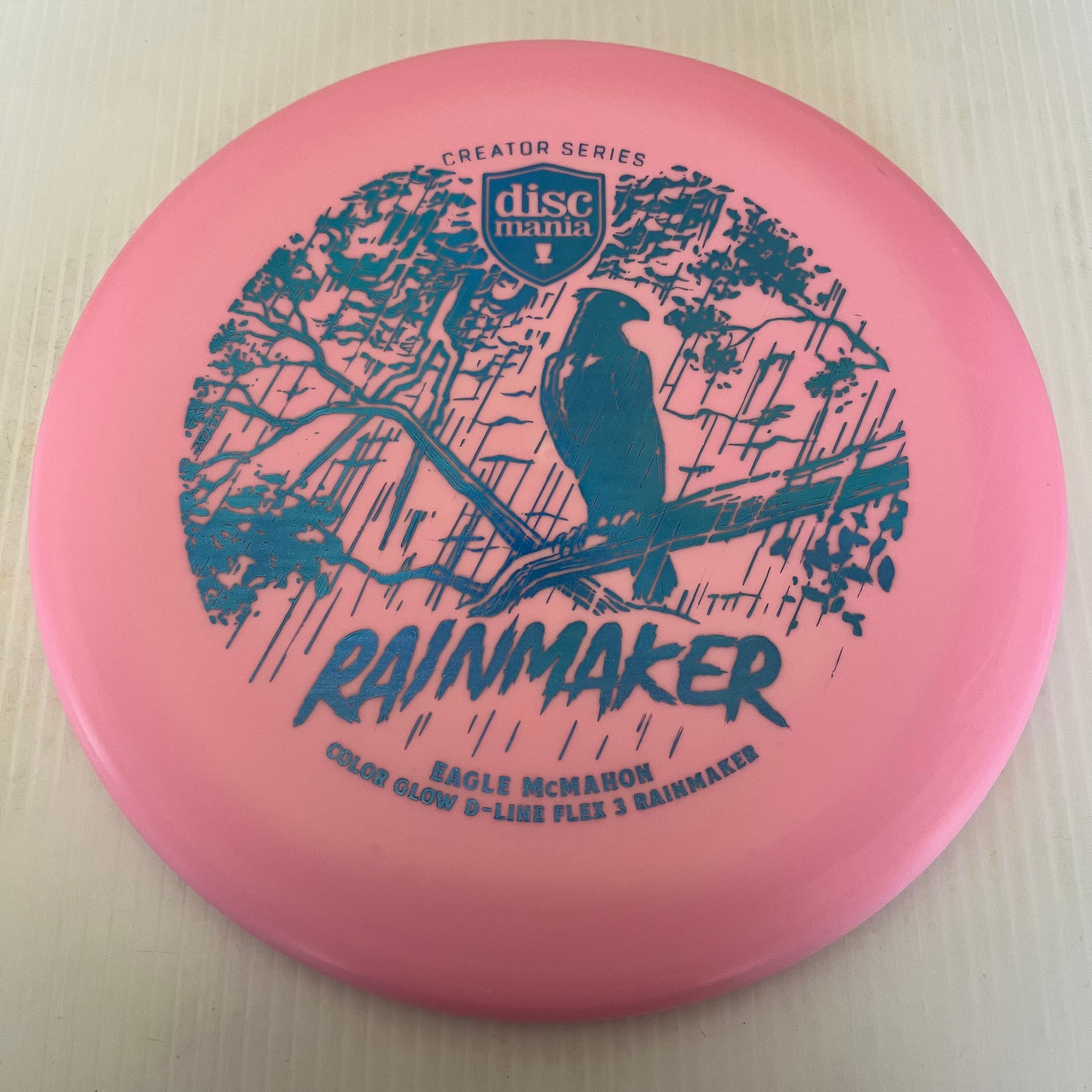 Discmania 2023 Eagle McMahon Creator Series Flex 3 Color Glow D-Line Rainmaker 2/3/0/0.5