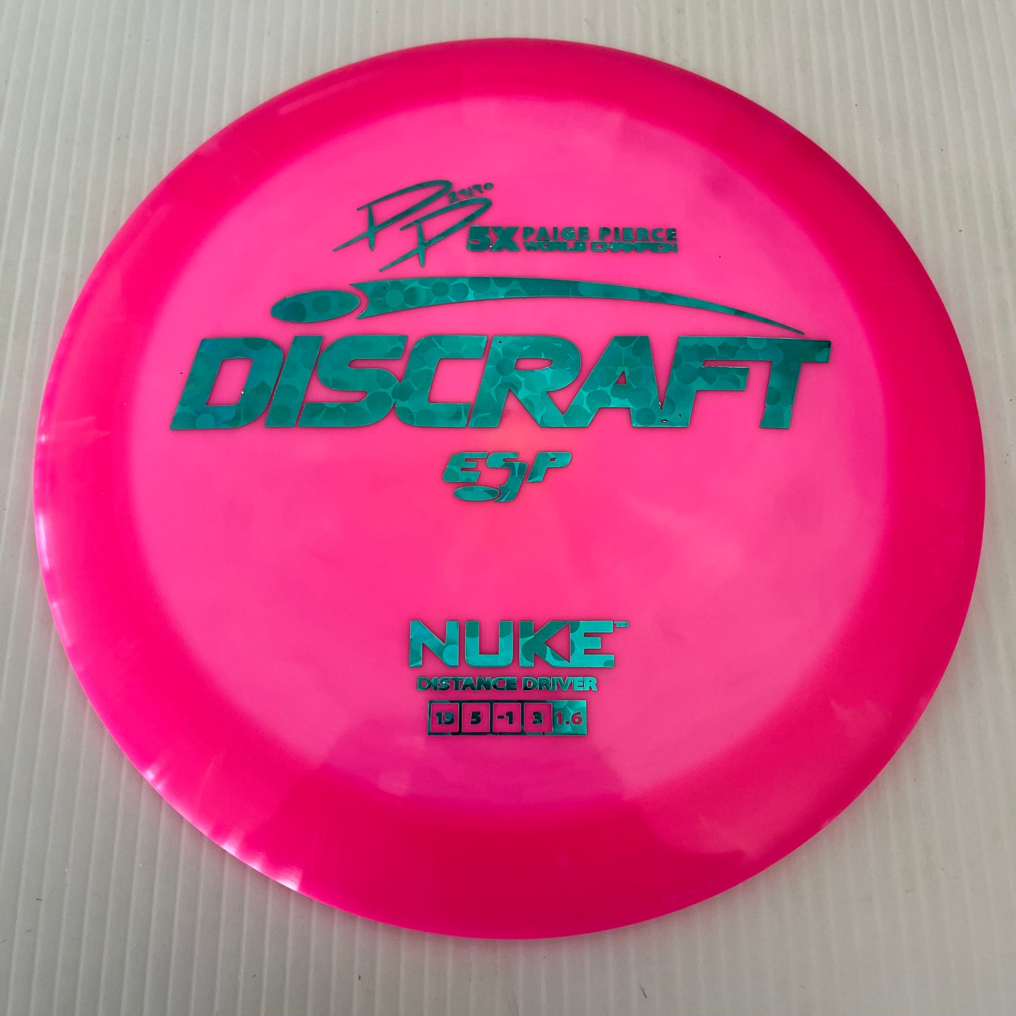 Discraft 5x Paige Pierce ESP Nuke 13/5/-1/3 (173-174g)