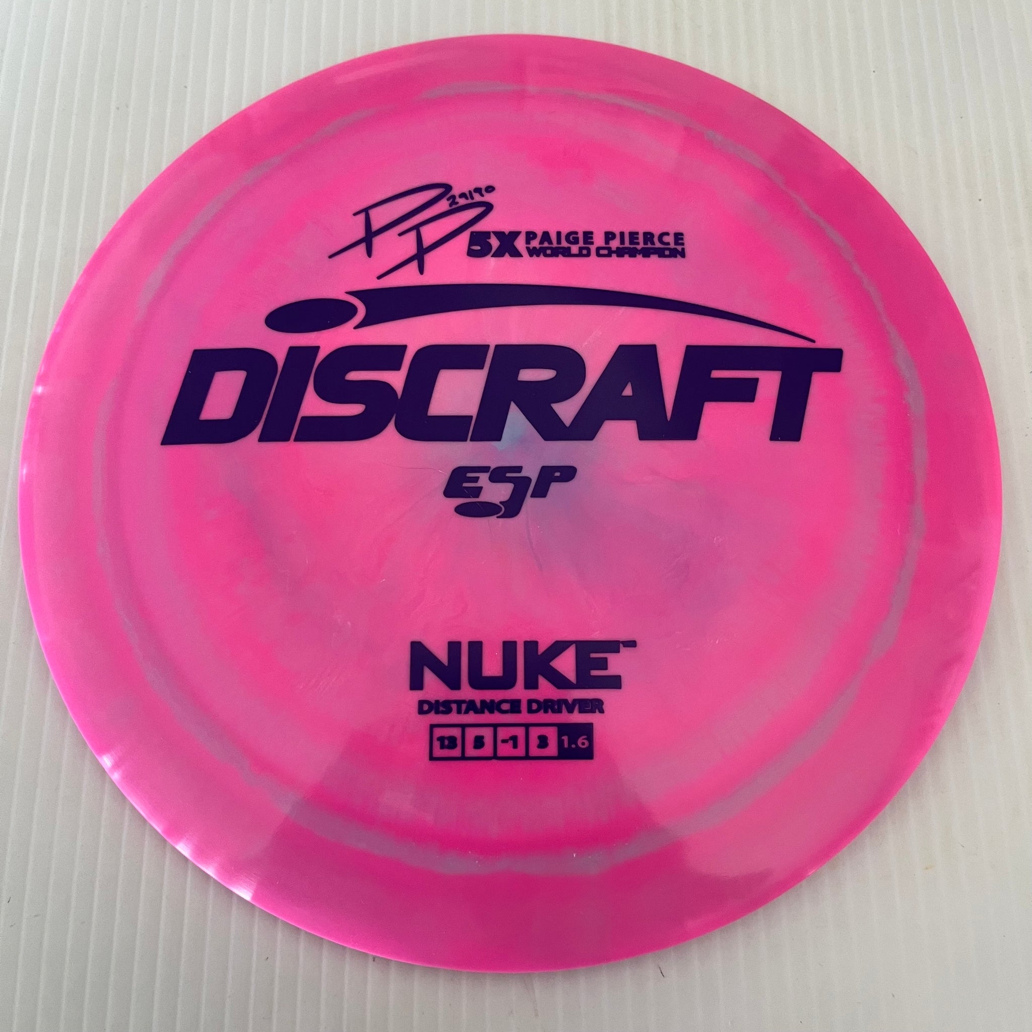 Discraft 5x Paige Pierce ESP Nuke 13/5/-1/3 (173-174g)