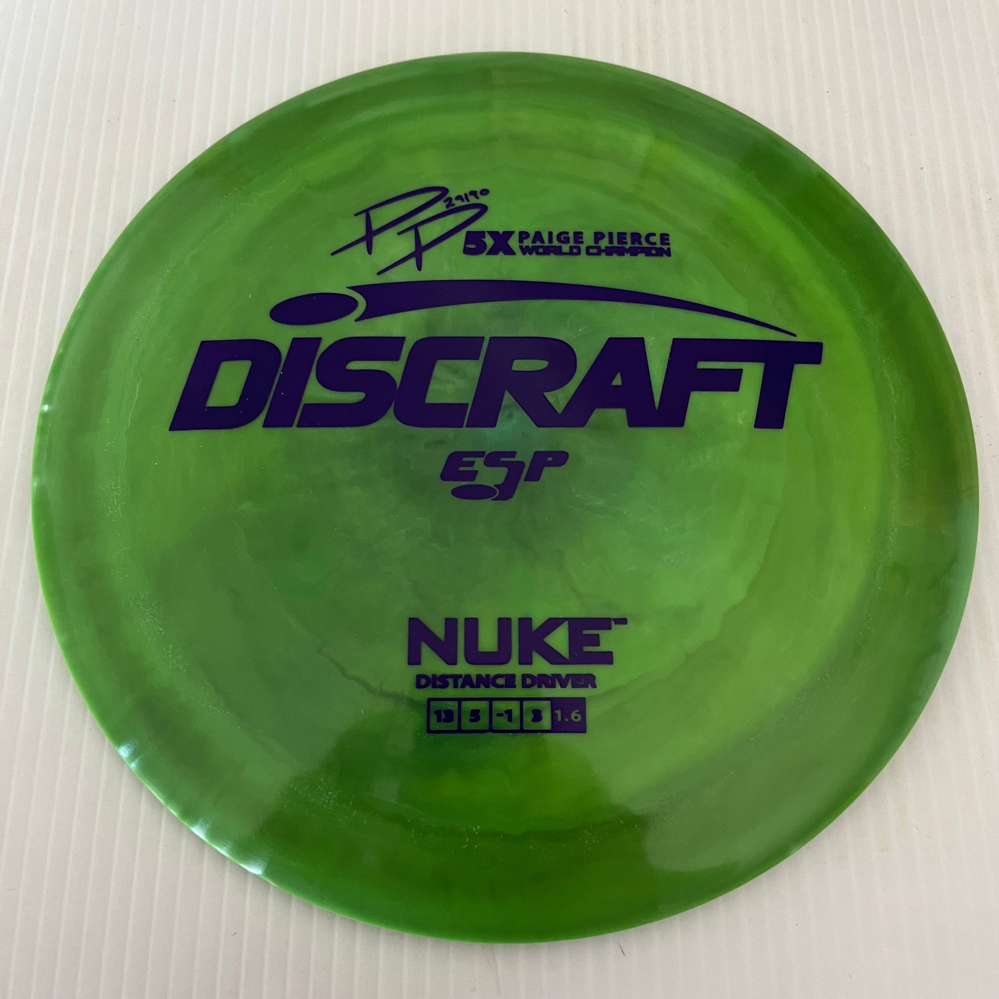 Discraft 5x Paige Pierce ESP Nuke 13/5/-1/3 (173-174g)