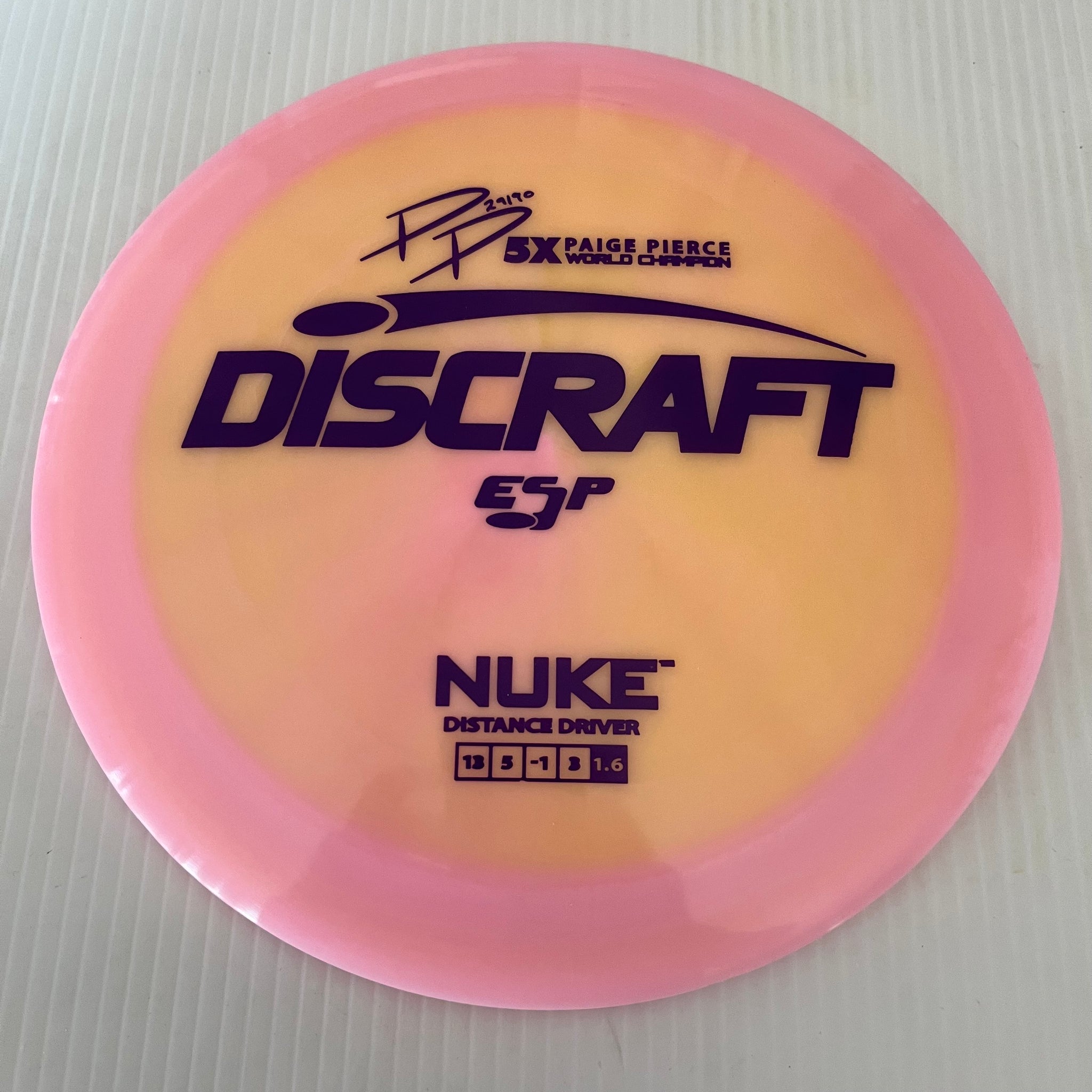 Discraft 5x Paige Pierce ESP Nuke 13/5/-1/3 (173-174g)