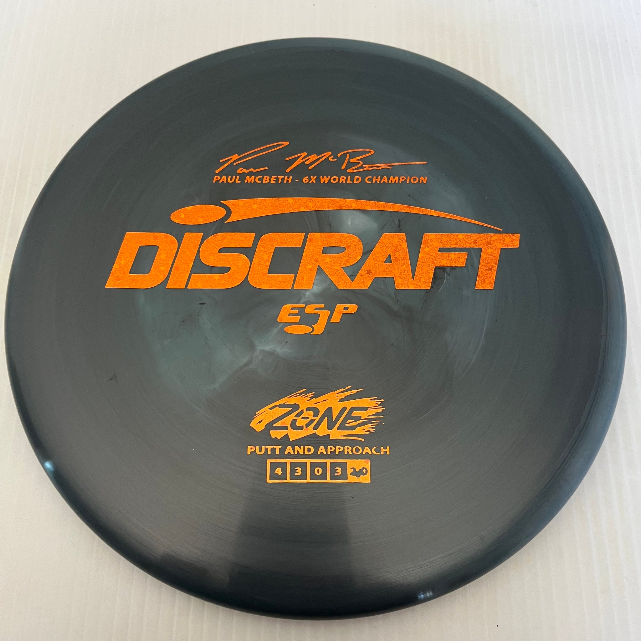 Discraft 6x Paul McBeth Swirly ESP Zone 4/3/0/3