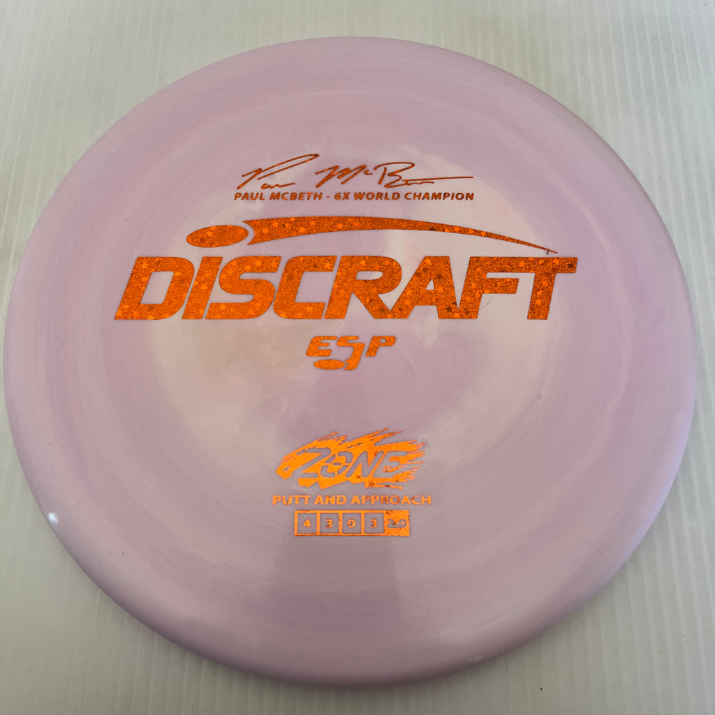 Discraft 6x Paul McBeth Swirly ESP Zone 4/3/0/3