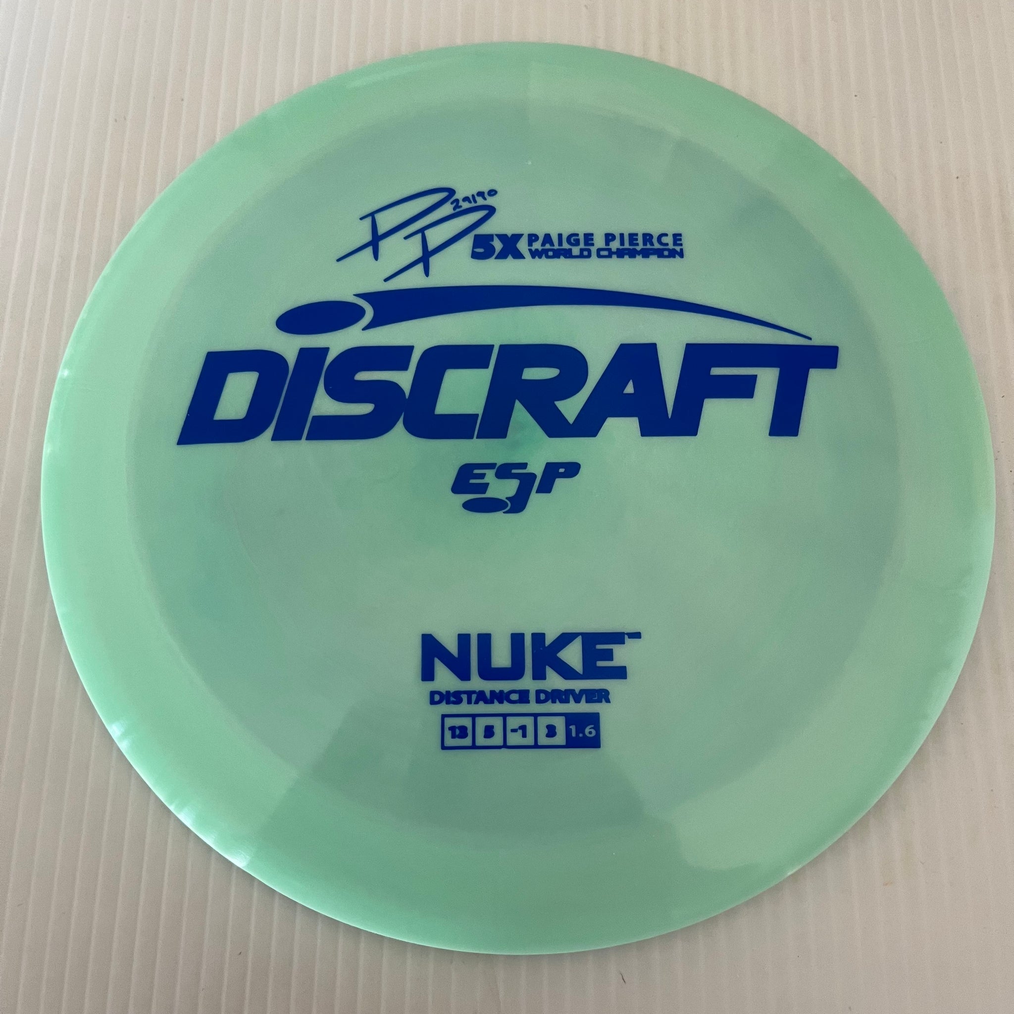 Discraft 5x Paige Pierce ESP Nuke 13/5/-1/3 (173-174g)