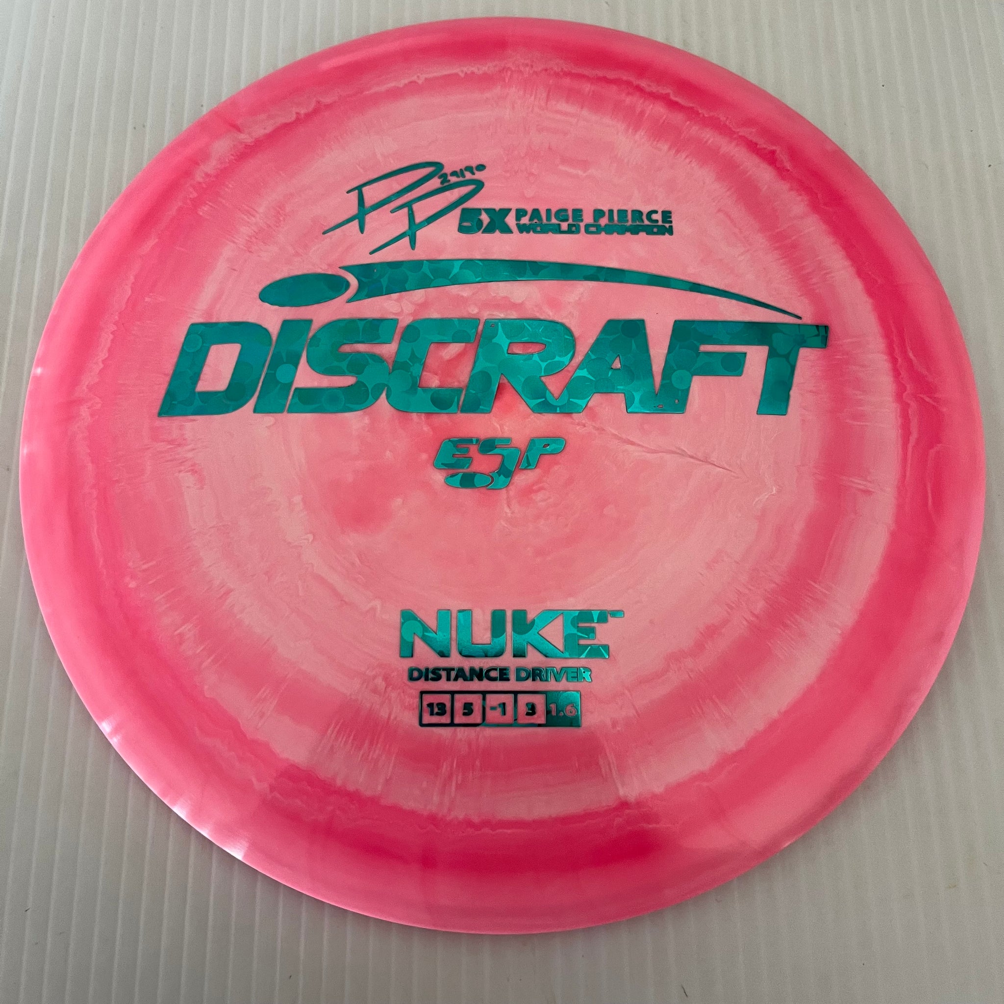 Discraft 5x Paige Pierce ESP Nuke 13/5/-1/3 (173-174g)