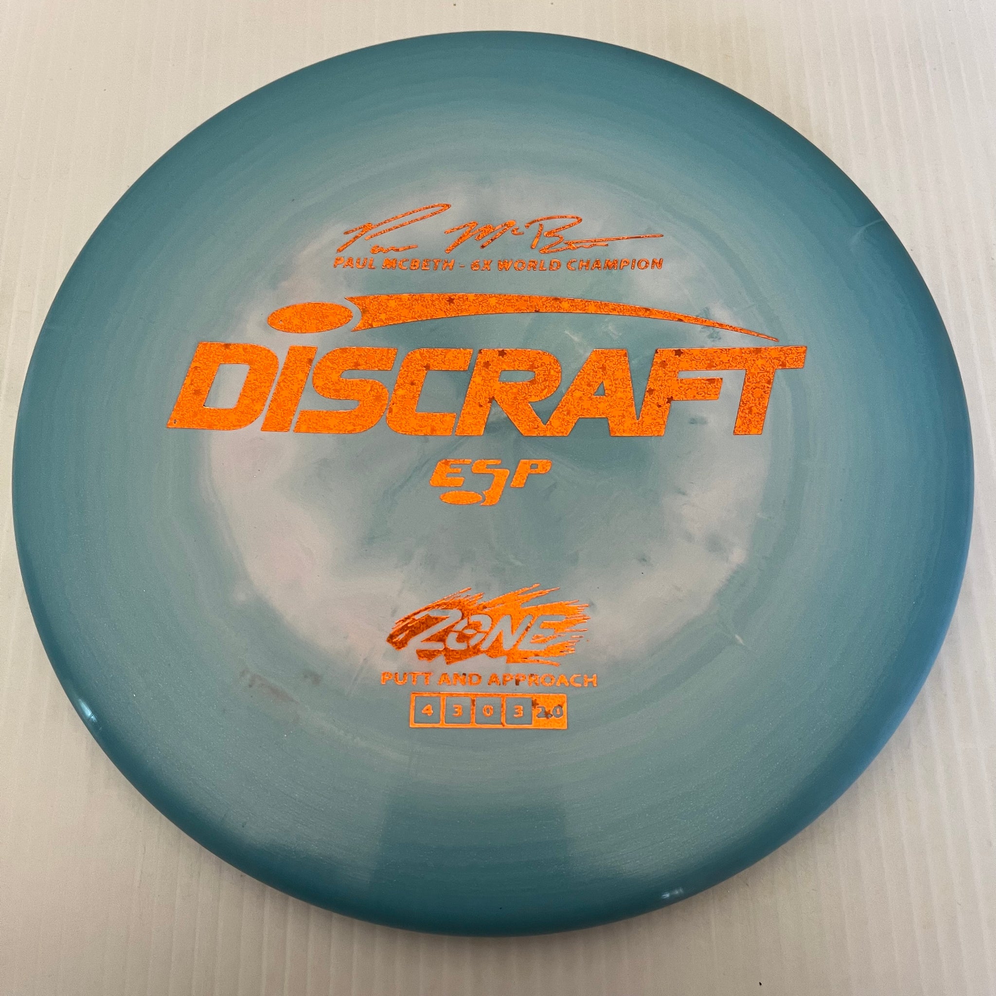 Discraft 6x Paul McBeth Swirly ESP Zone 4/3/0/3