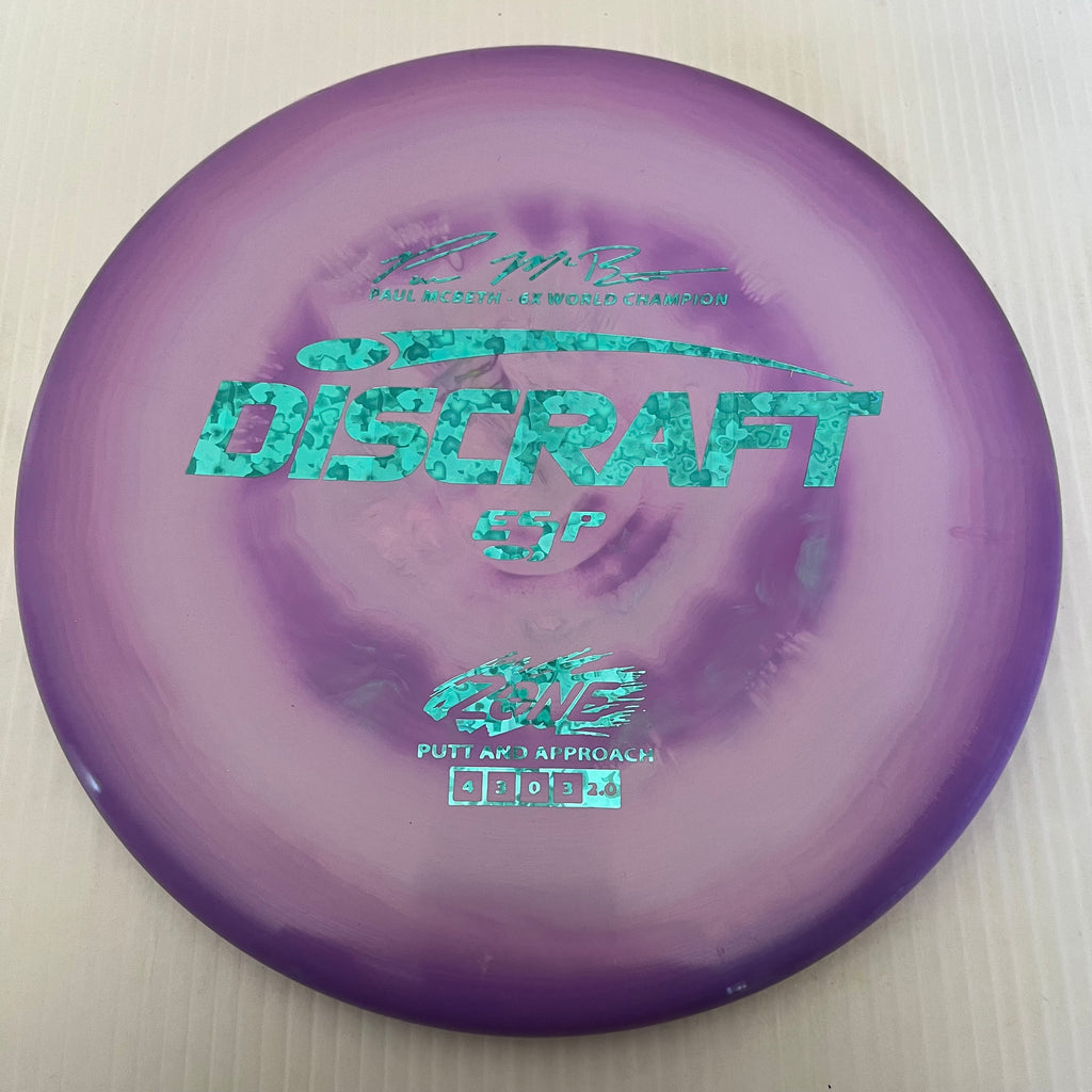 Discraft 6x Paul McBeth Swirly ESP Zone 4/3/0/3